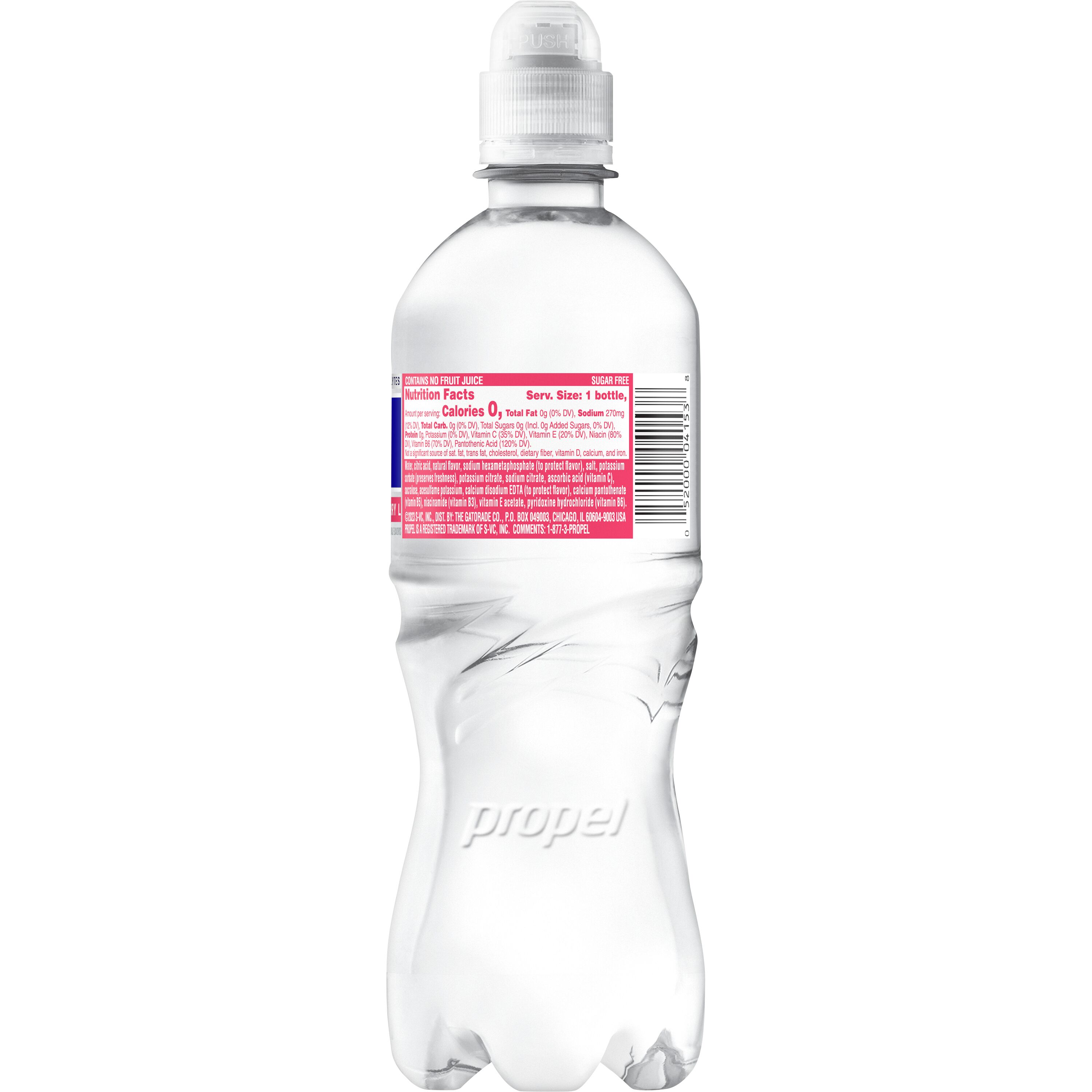 Propel, Strawberry Lemonade Flavored, Electrolyte Water Beverage thumbnail