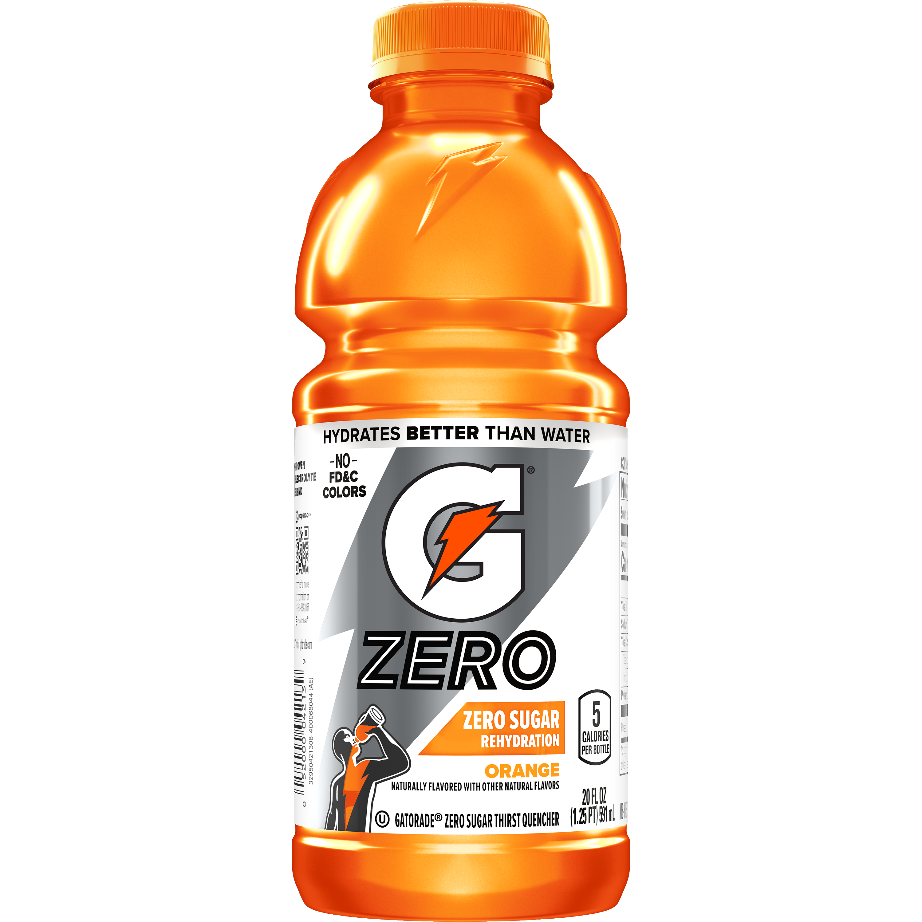 Gatorade, Zero, Orange Flavored, Zero Sugar Thirst Quencher