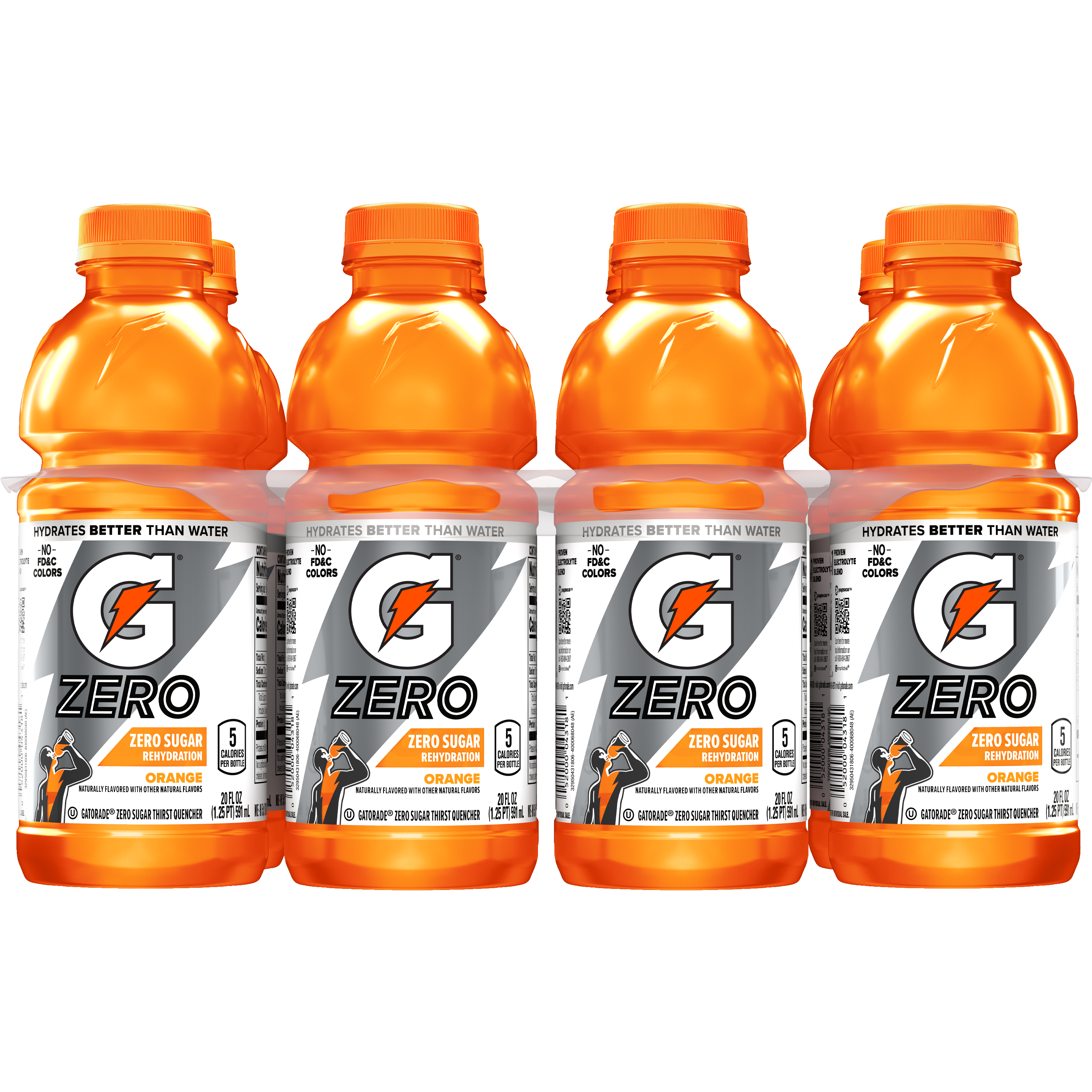 Gatorade, Zero, Orange Flavored, Zero Sugar Thirst Quencher