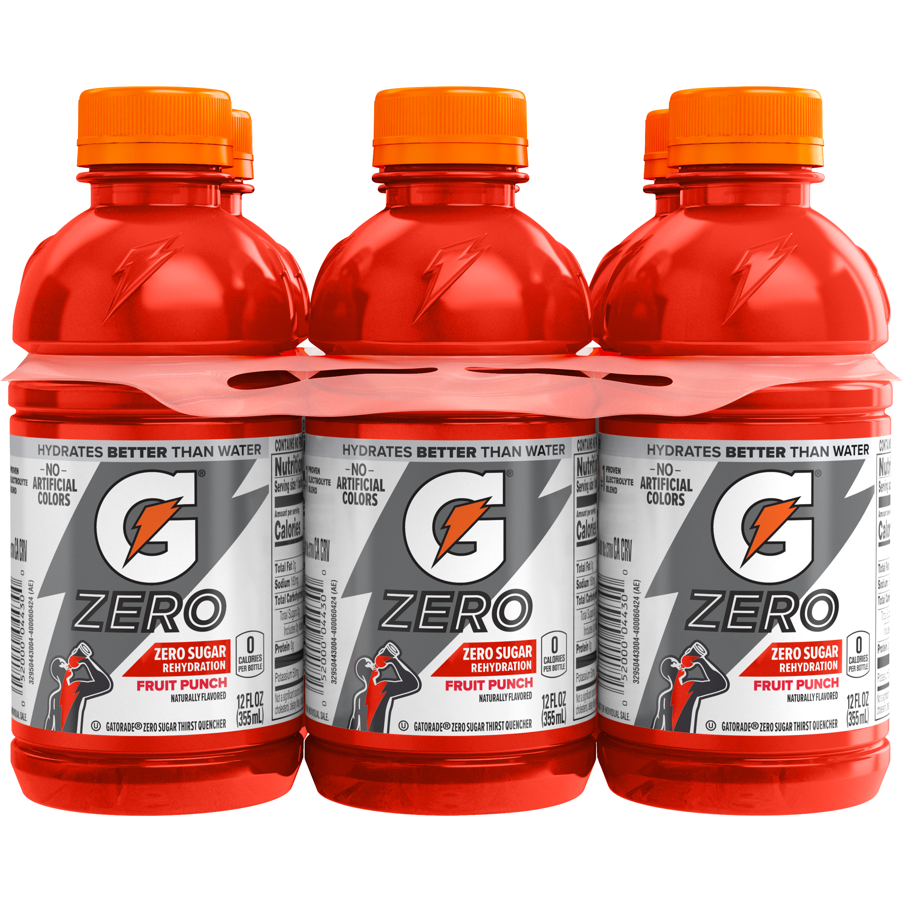 Gatorade, Zero, Fruit Punch Flavored, Zero Sugar Thirst Quencher