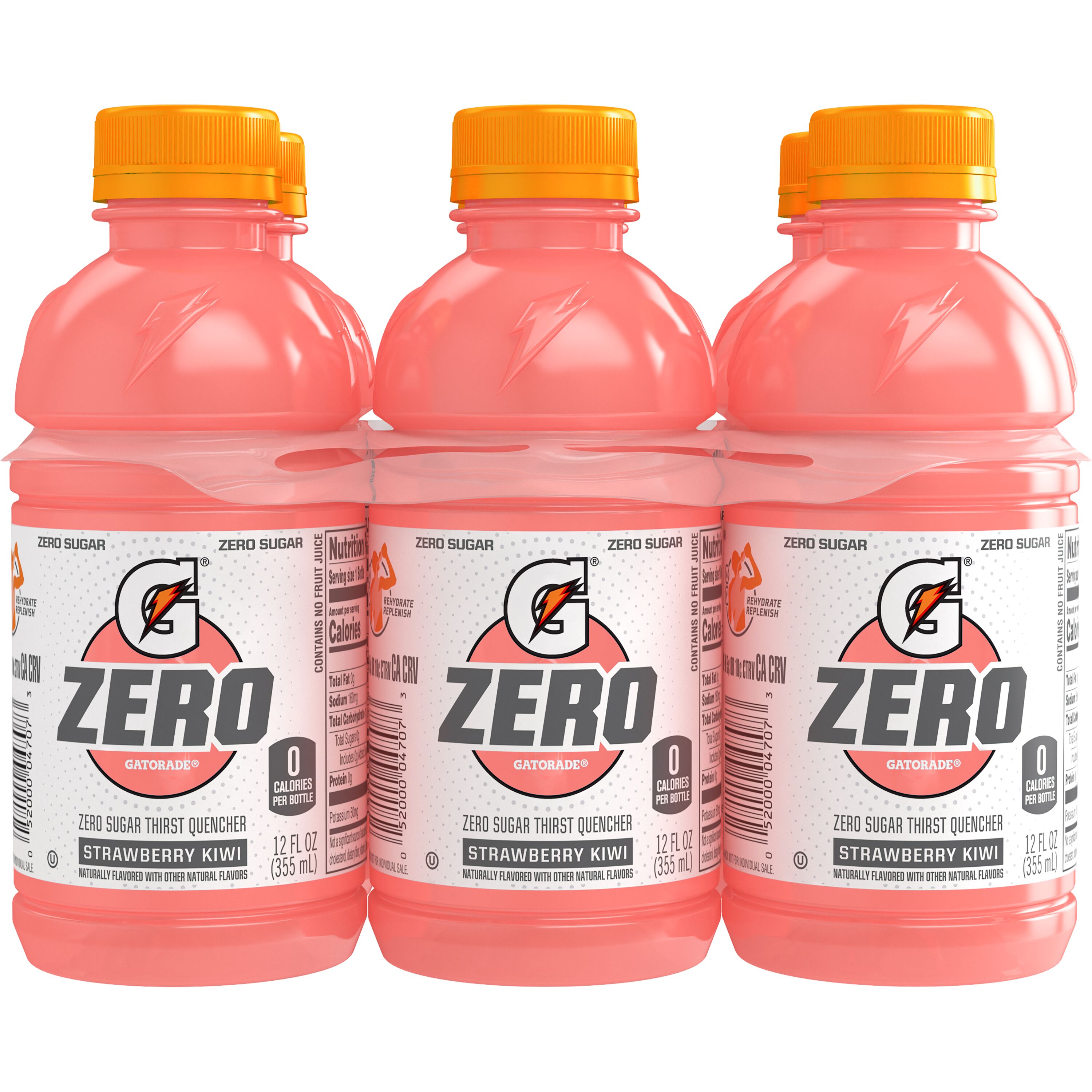 Gatorade, Zero, Strawberry Kiwi Flavored, Zero Sugar Thirst Quencher