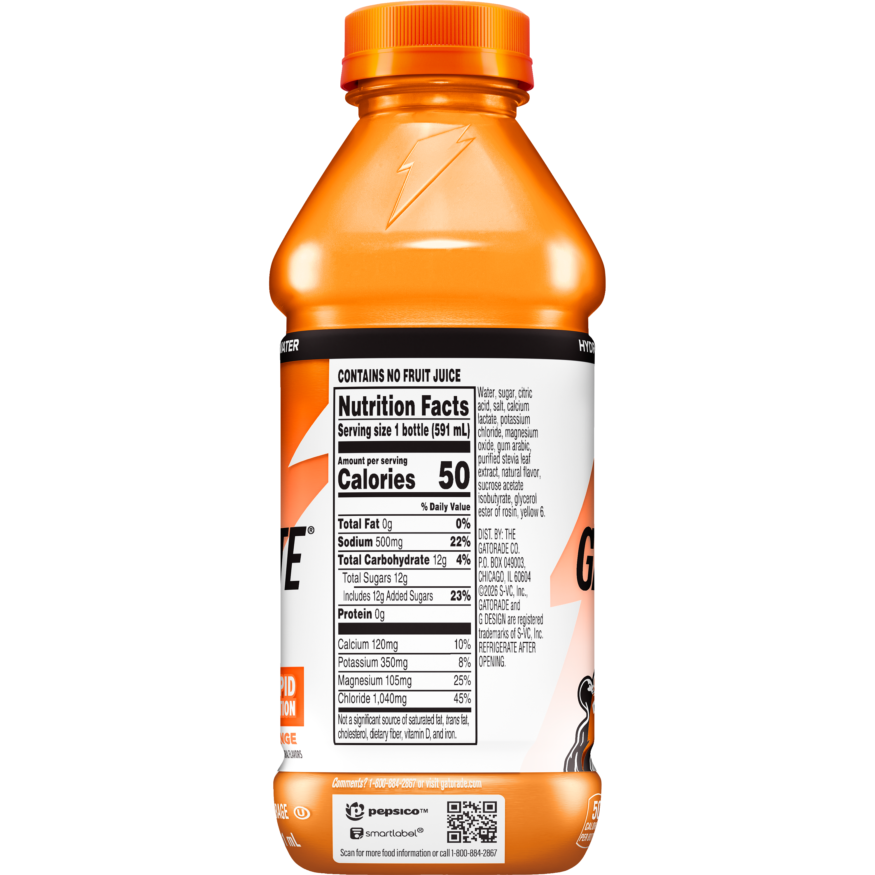 Gatorade, Gatorlyte, Rapid Rehydration, Orange Flavored, Electrolyte Beverage thumbnail