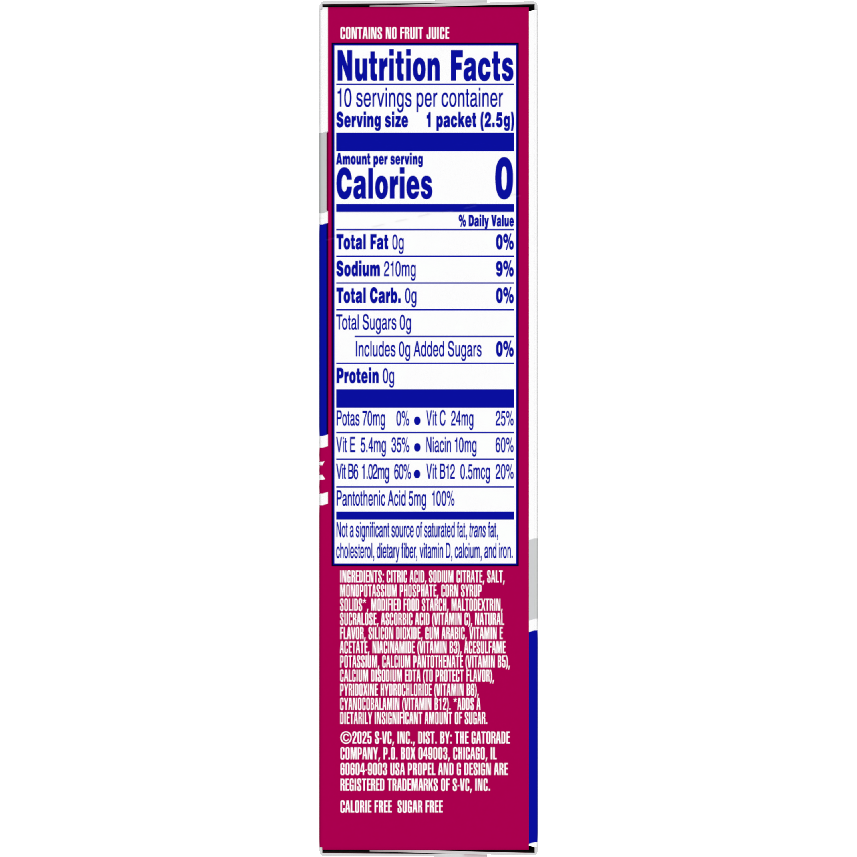 Propel, Zero Sugar, Black Cherry Flavored, Electrolyte Water Beverage Mix thumbnail