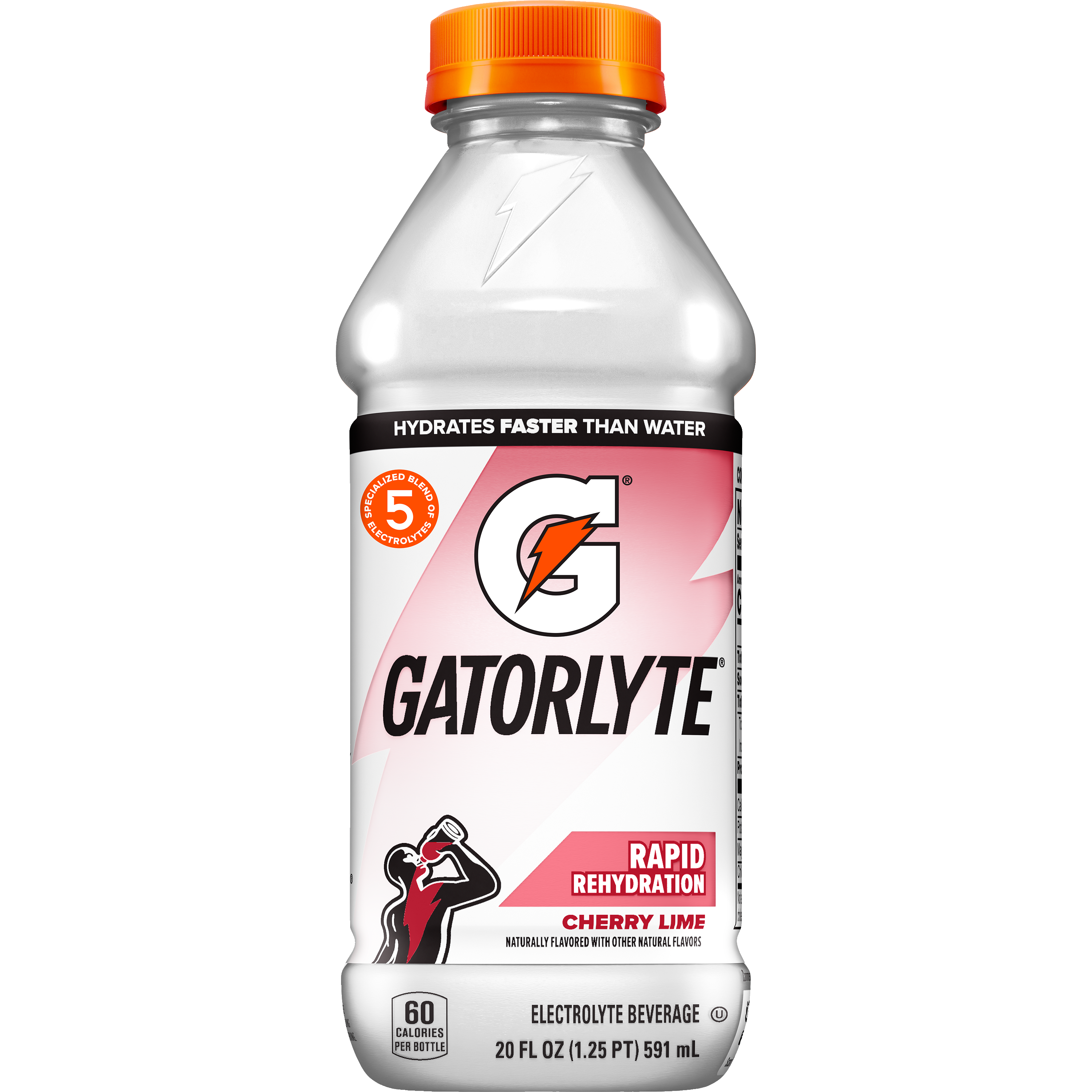 Gatorade, Gatorlyte, Rapid Rehydration, Cherry Lime Flavored, Electrolyte Beverage