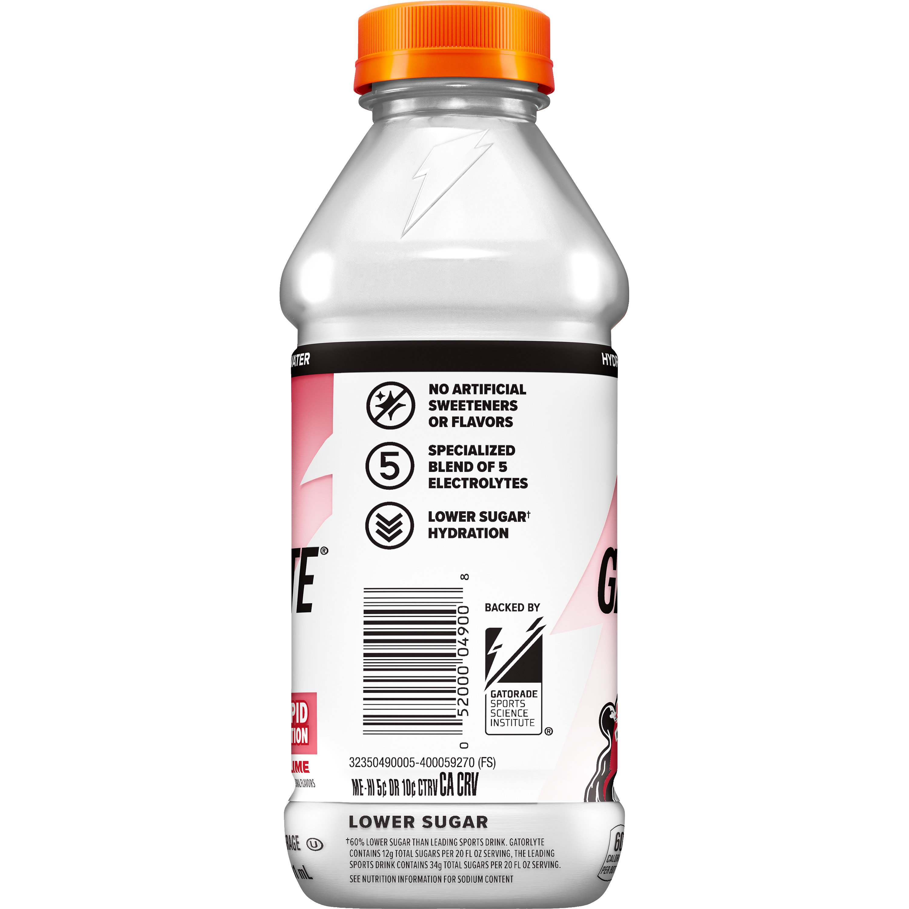 Gatorade, Gatorlyte, Rapid Rehydration, Cherry Lime Flavored, Electrolyte Beverage thumbnail
