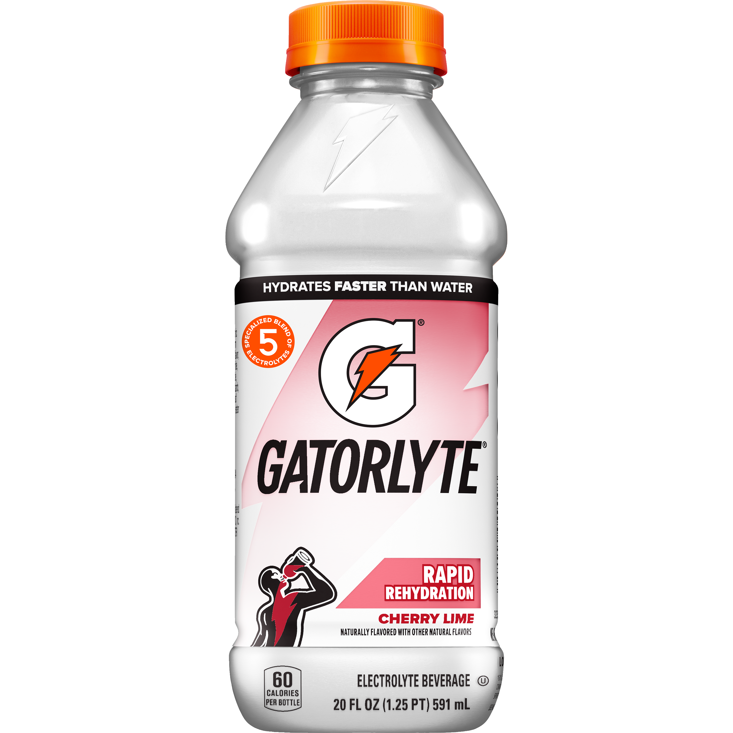 Gatorade, Gatorlyte, Rapid Rehydration, Cherry Lime Flavored, Electrolyte Beverage thumbnail