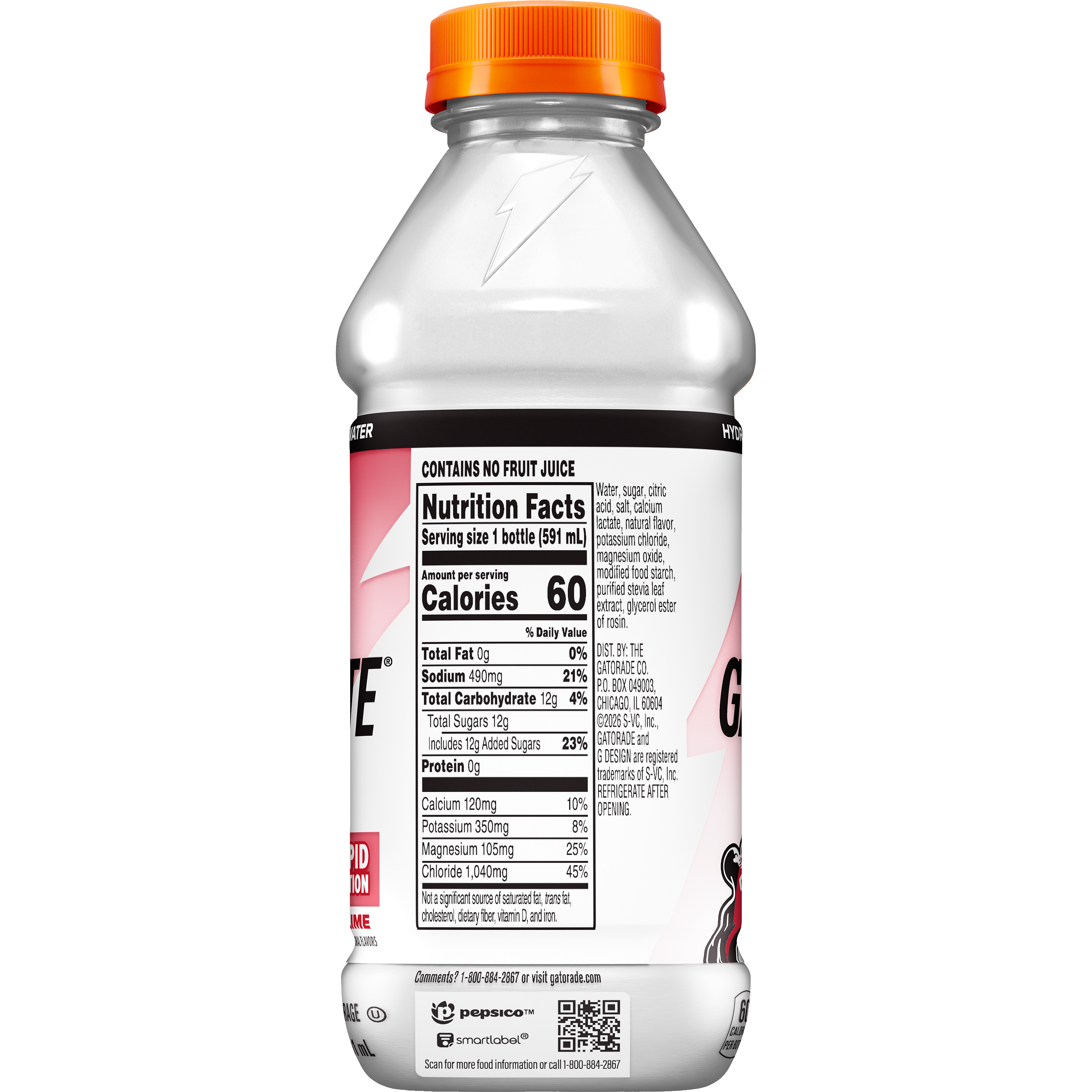 Gatorade, Gatorlyte, Rapid Rehydration, Cherry Lime Flavored, Electrolyte Beverage thumbnail