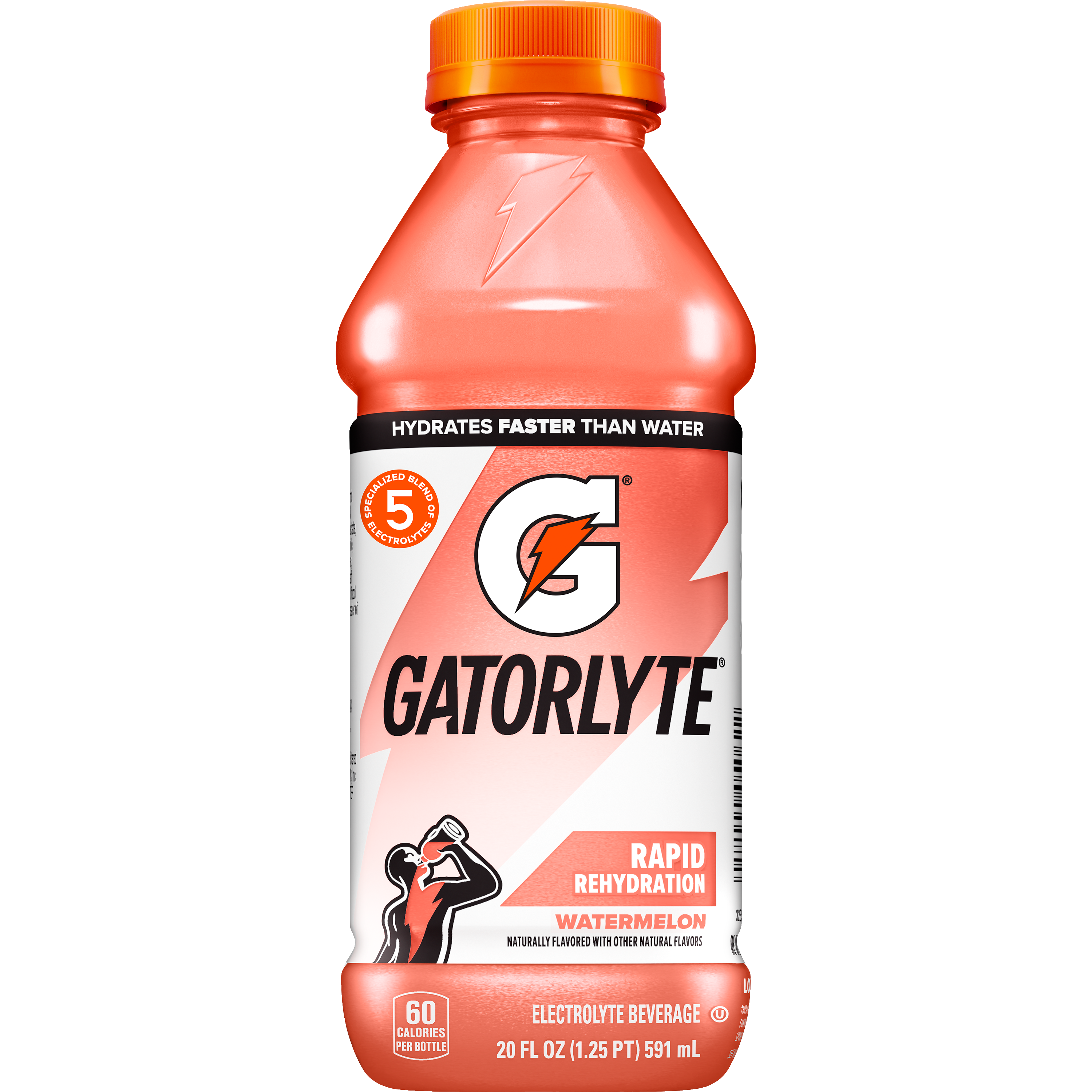 Gatorade, Gatorlyte, Rapid Rehydration, Watermelon Flavored, Electrolyte Beverage thumbnail