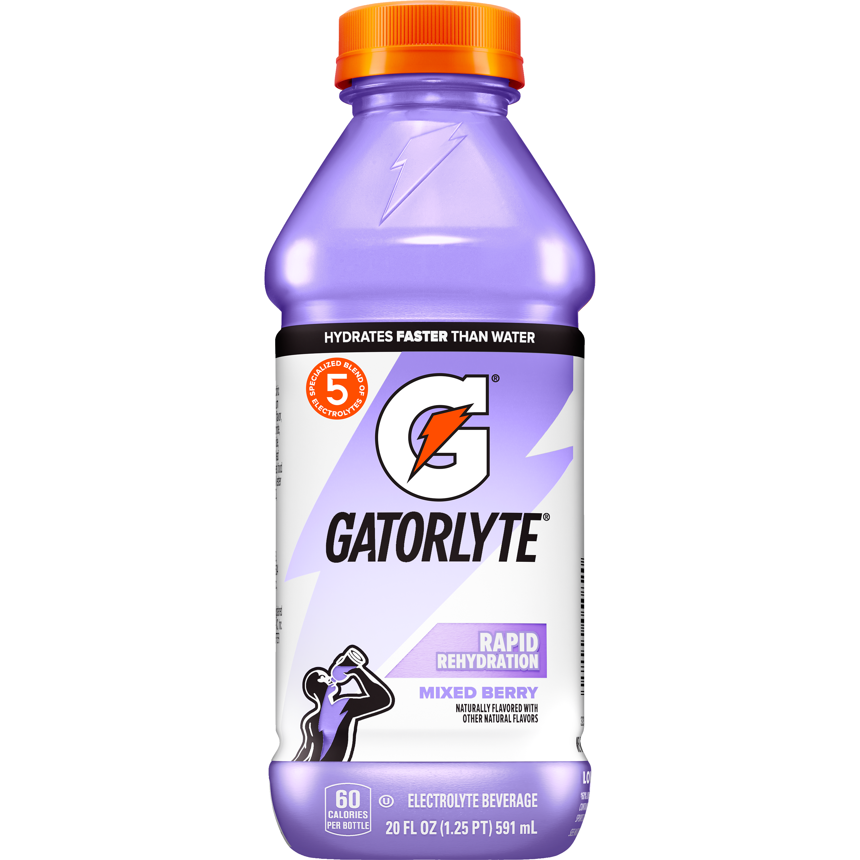 Gatorade, Gatorlyte, Rapid Rehydration, Mixed Berry Flavored, Electrolyte Beverage thumbnail