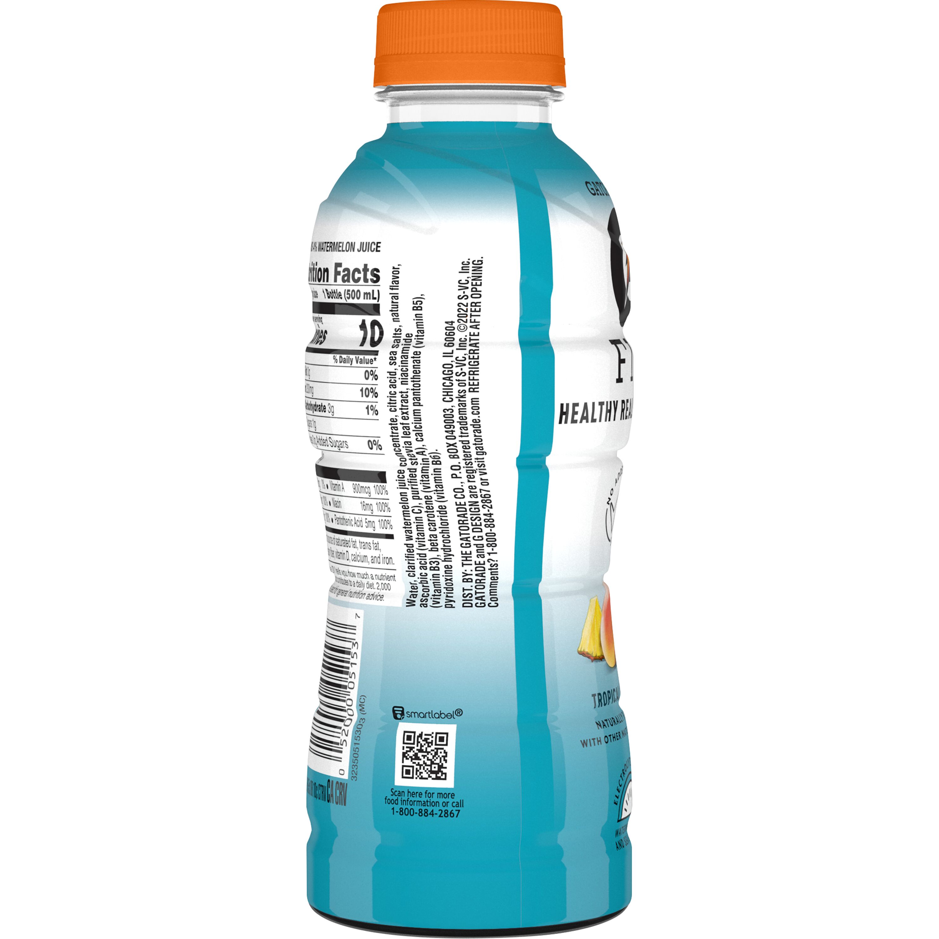 Gatorade, Fit, Tropical Mango Flavored, Electrolyte Beverage thumbnail