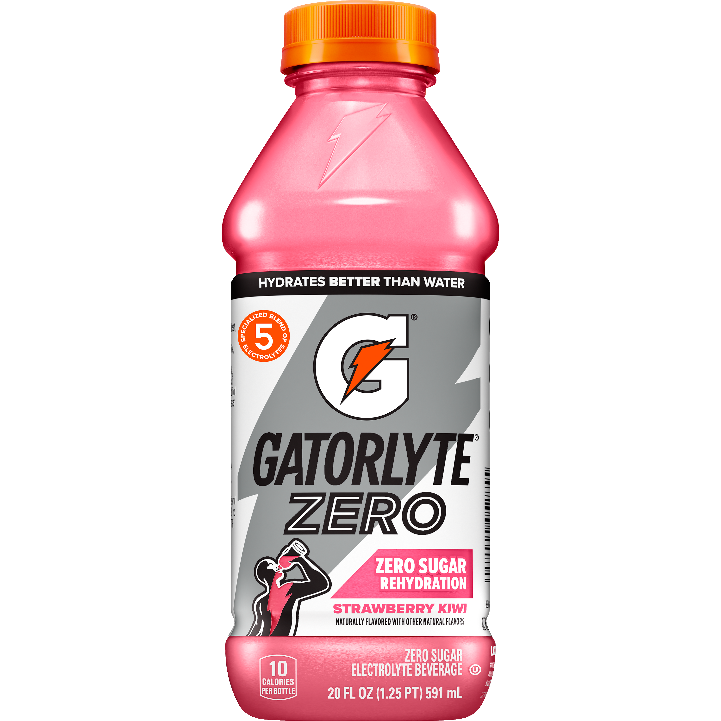 Gatorade, Gatorlyte, Zero, Strawberry Kiwi Flavored, Zero Sugar Electrolyte Beverage thumbnail
