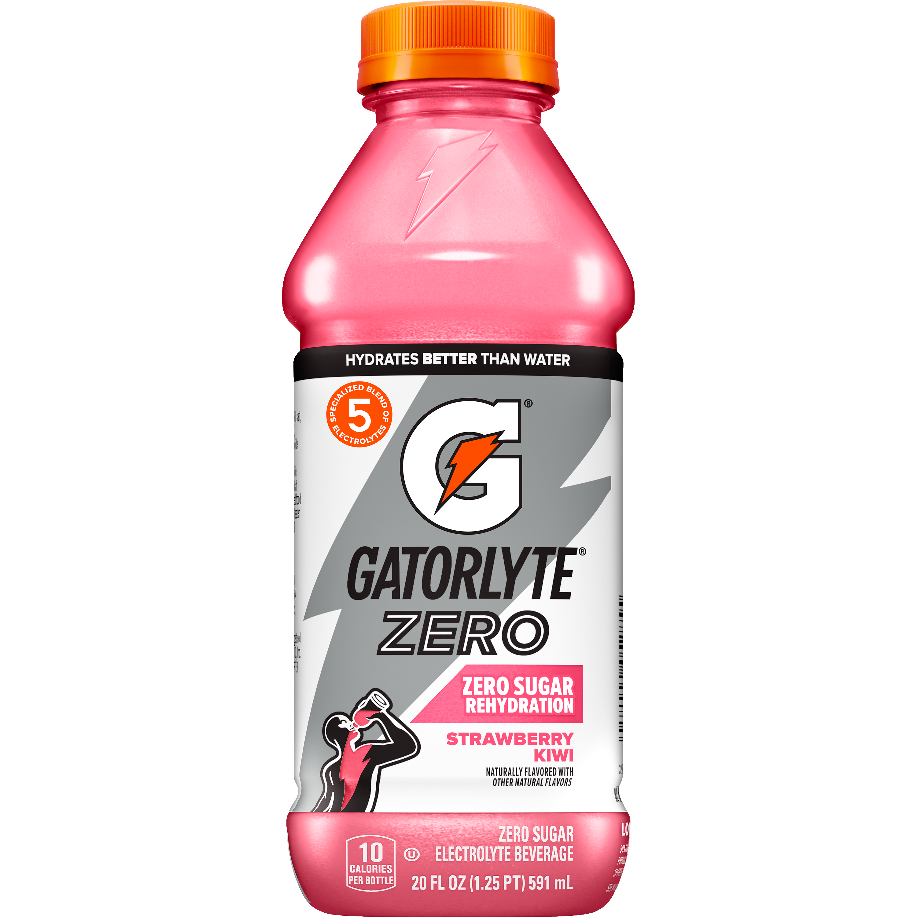 Gatorade, Gatorlyte, Zero, Strawberry Kiwi Flavored, Zero Sugar Electrolyte Beverage thumbnail