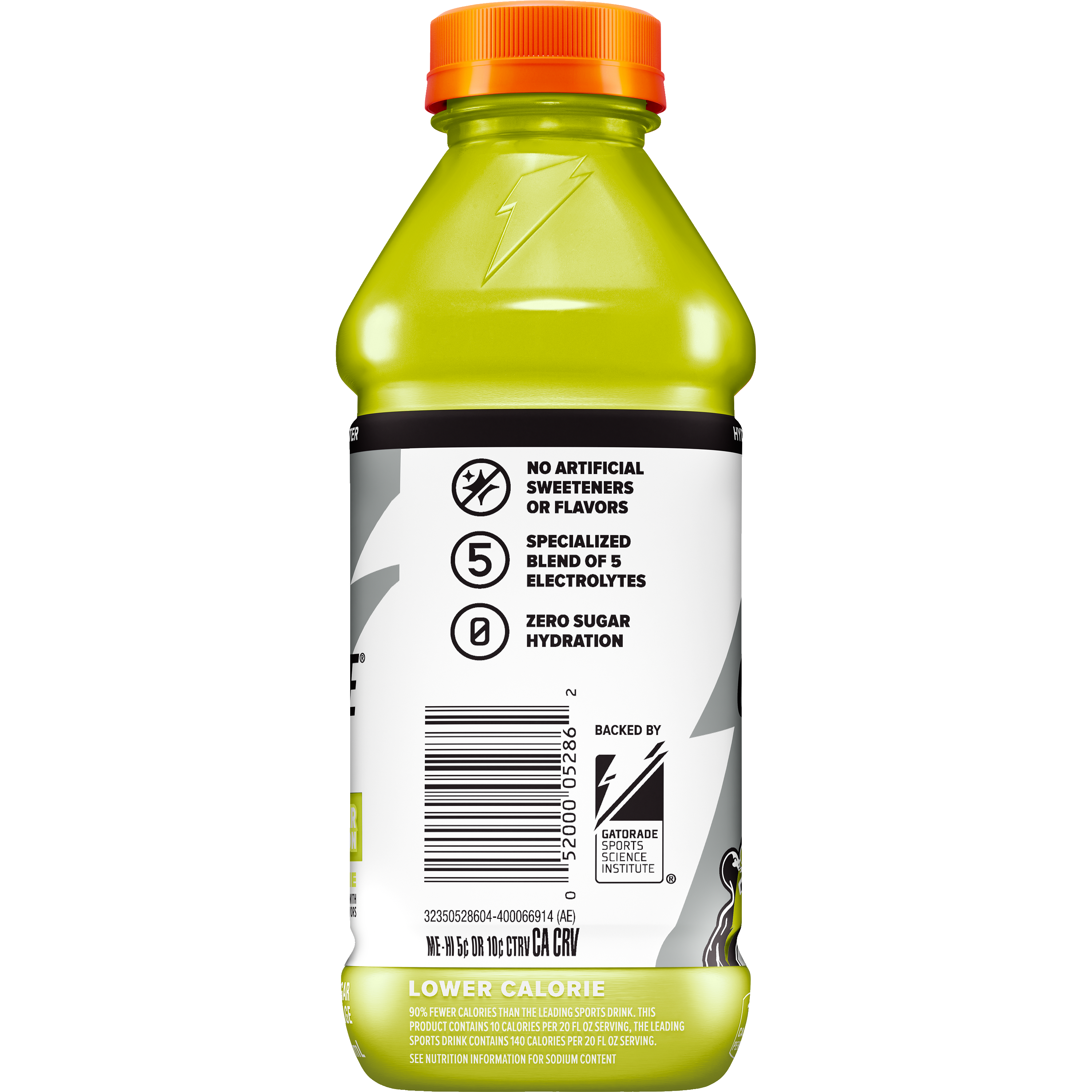 Gatorade, Gatorlyte, Zero, Lemon Lime Flavored, Zero Sugar Electrolyte Beverage thumbnail