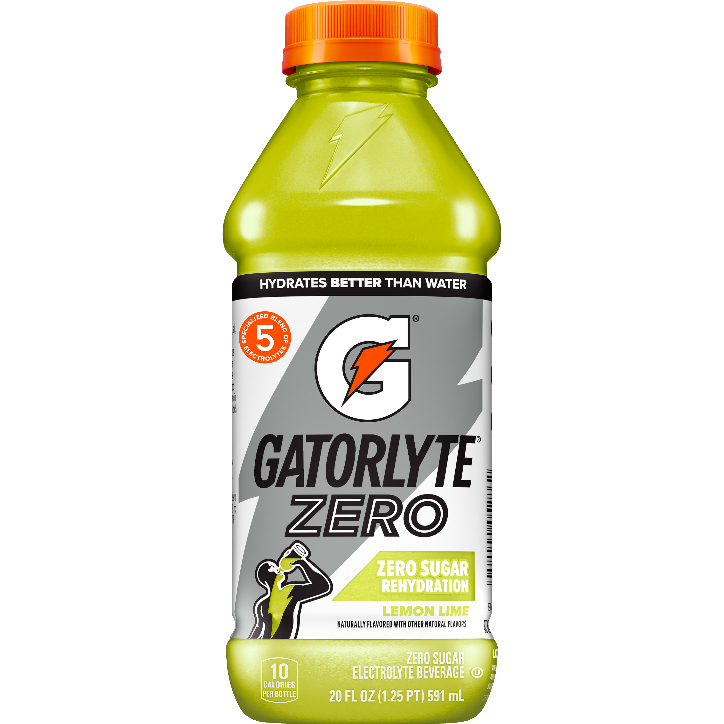 Gatorade, Gatorlyte, Zero, Lemon Lime Flavored, Zero Sugar Electrolyte Beverage thumbnail