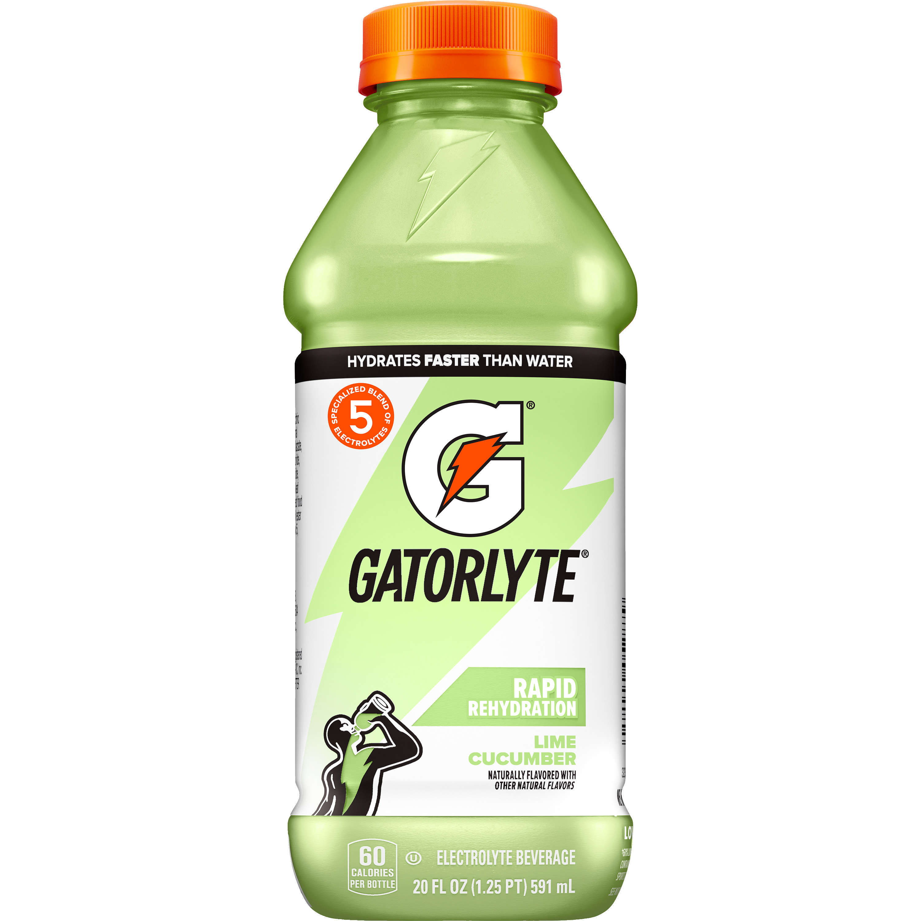 Gatorade, Gatorlyte, Rapid Rehydration, Lime Cucumber Flavored, Electrolyte Beverage thumbnail