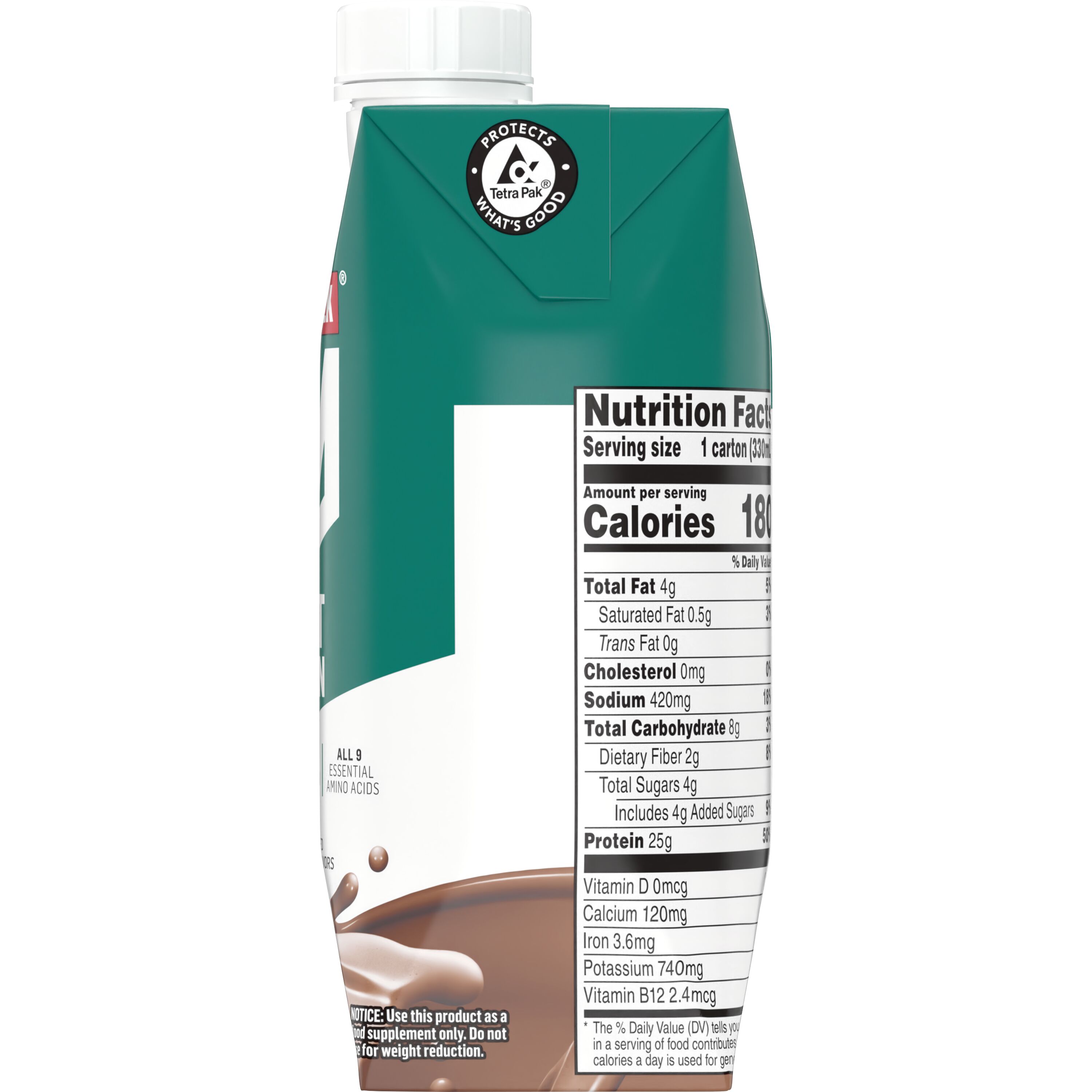 Muscle Milk, Plant Protein, Chocolate Flavored, Plant-Based Protein Shake thumbnail