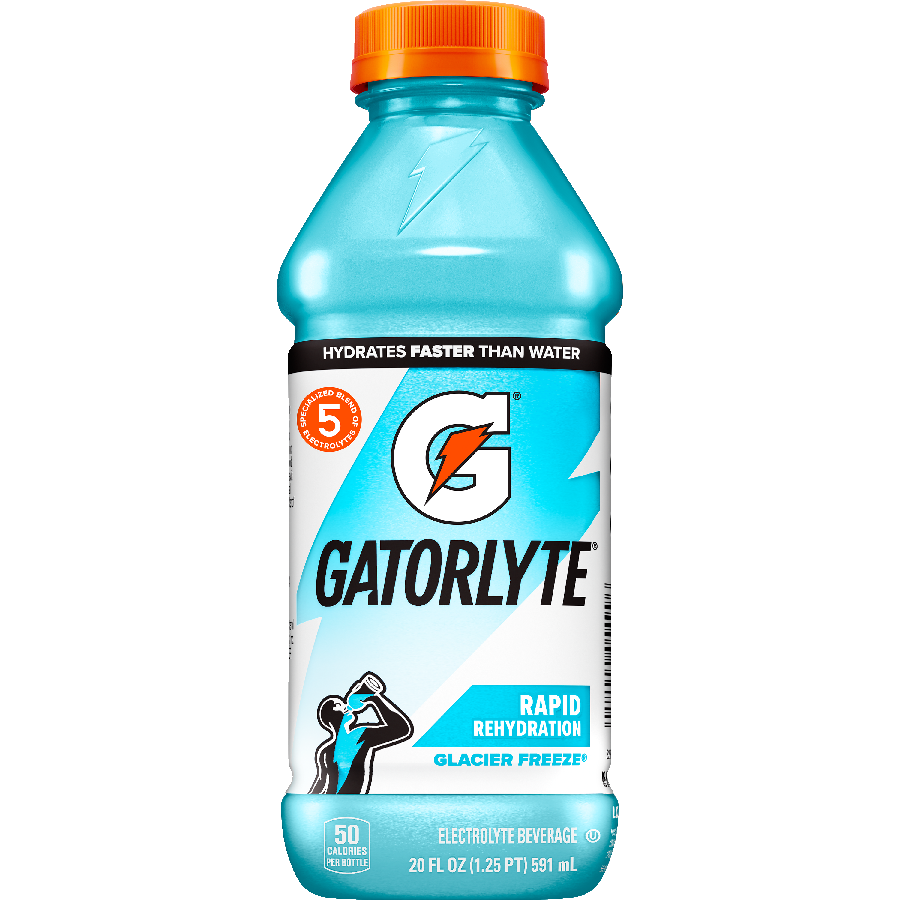 Gatorade, Gatorlyte, Rapid Rehydration, Glacier Freeze, Electrolyte Beverage thumbnail