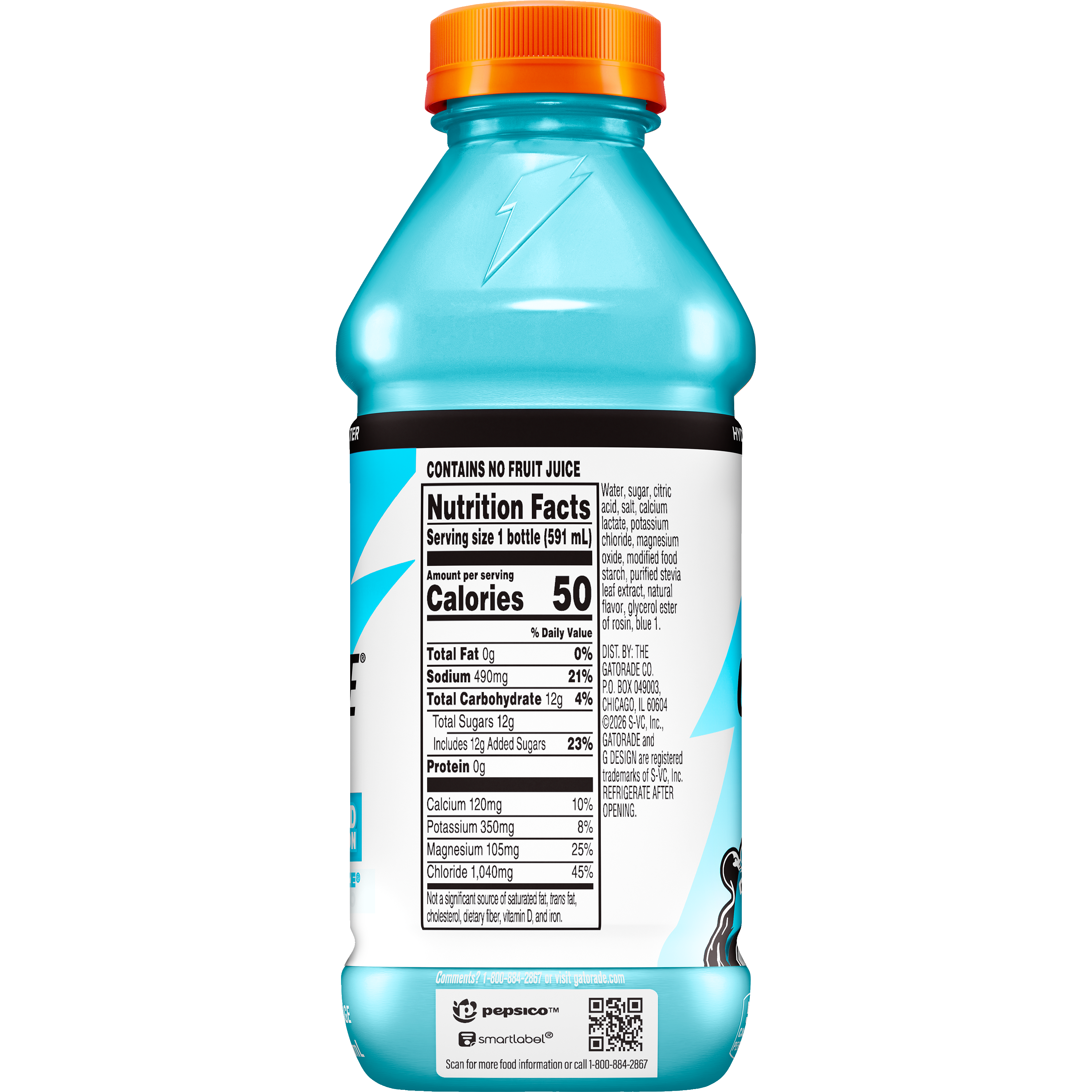 Gatorade, Gatorlyte, Rapid Rehydration, Glacier Freeze, Electrolyte Beverage thumbnail