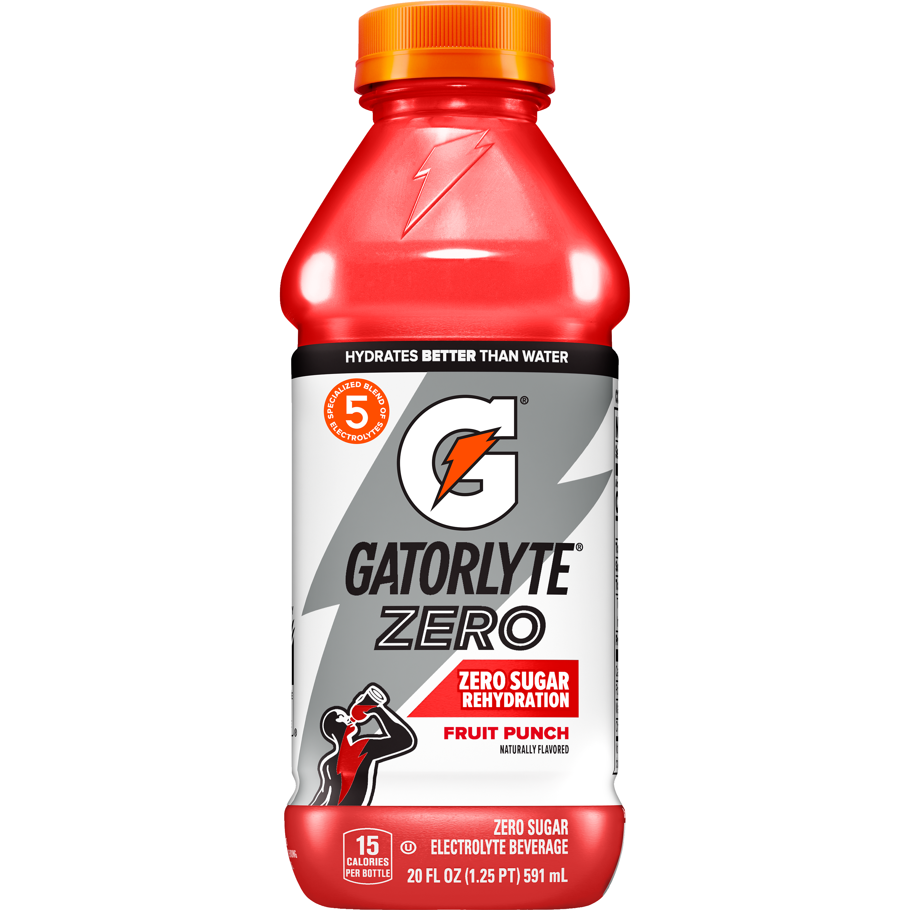 Gatorade, Gatorlyte, Zero, Fruit Punch Flavored, Zero Sugar Electrolyte Beverage