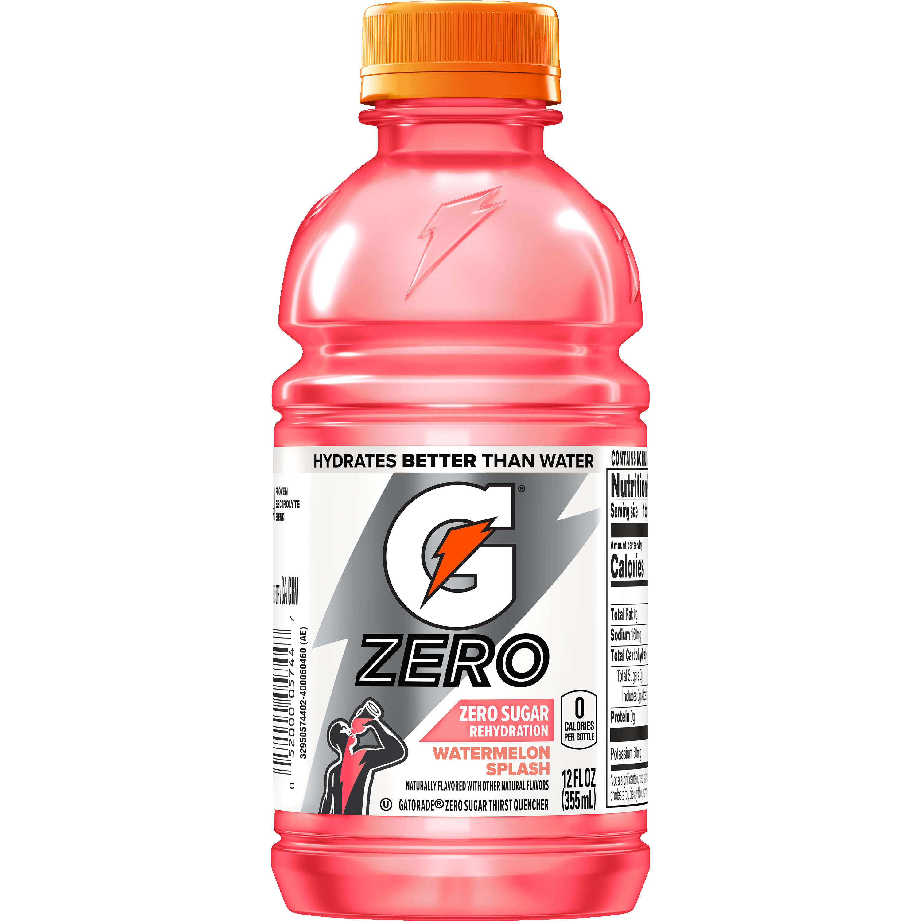 Gatorade, Zero, Watermelon Splash Flavored, Zero Sugar Thirst Quencher