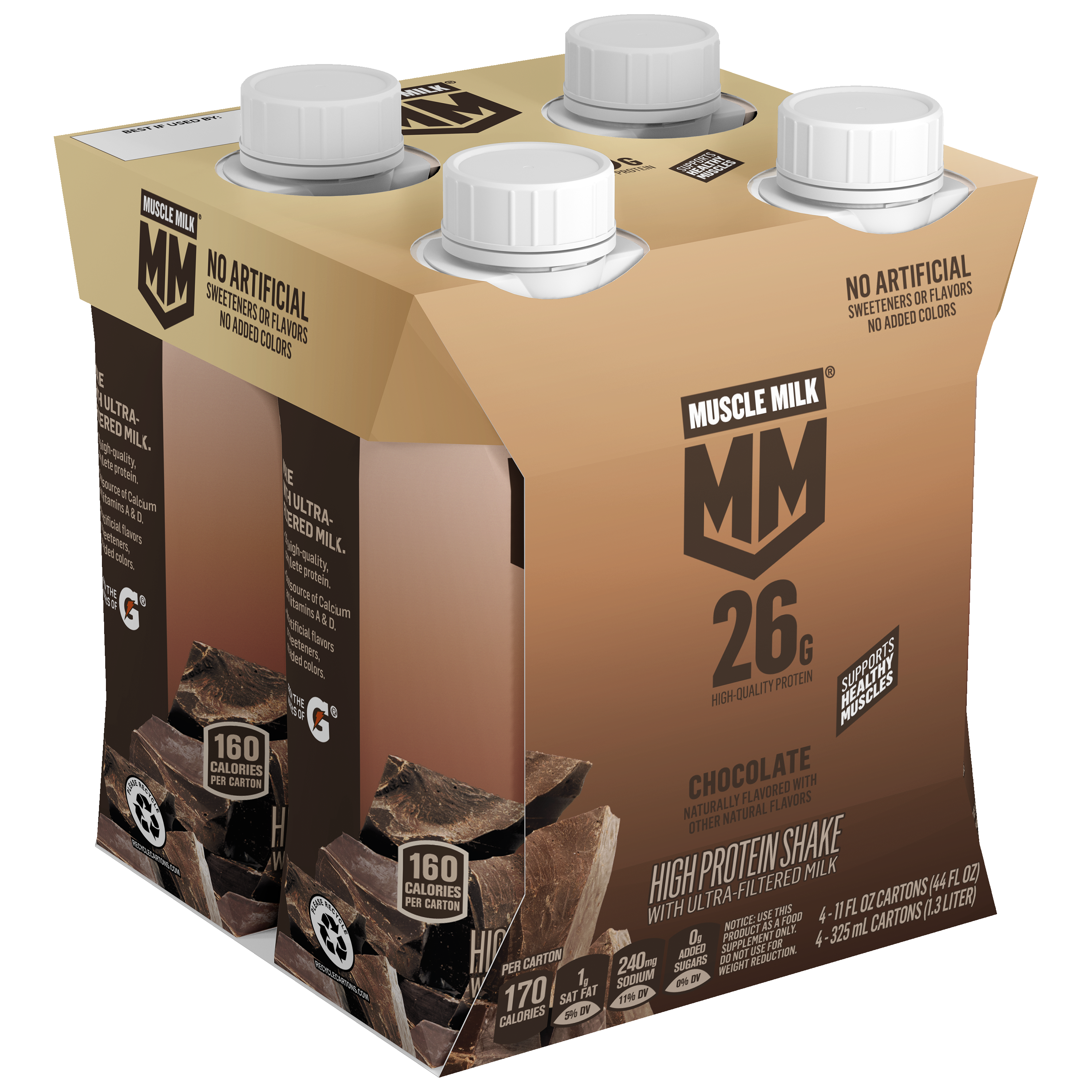 Muscle Milk, Chocolate Flavored, High Protein Shake thumbnail