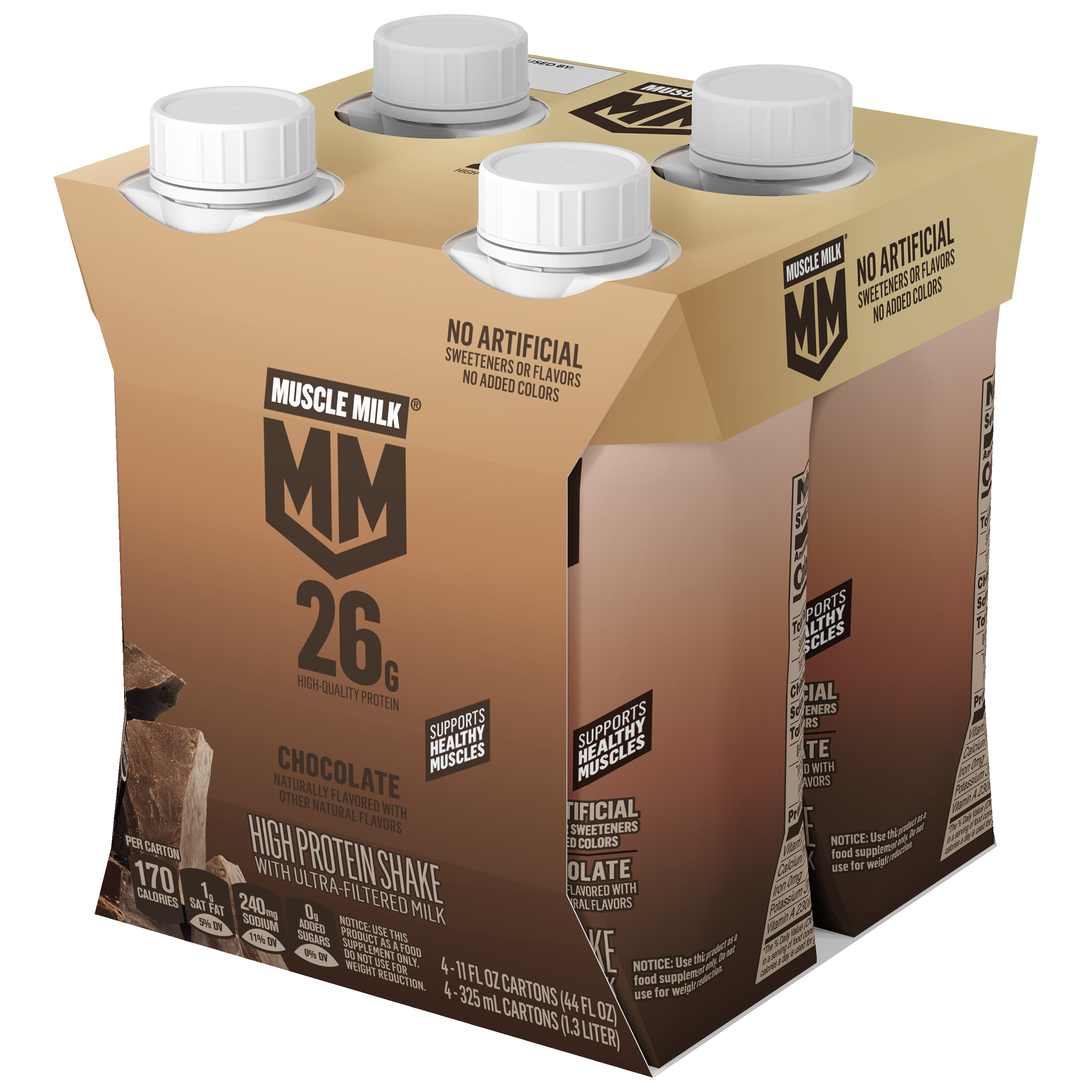 Muscle Milk, Chocolate Flavored, High Protein Shake thumbnail
