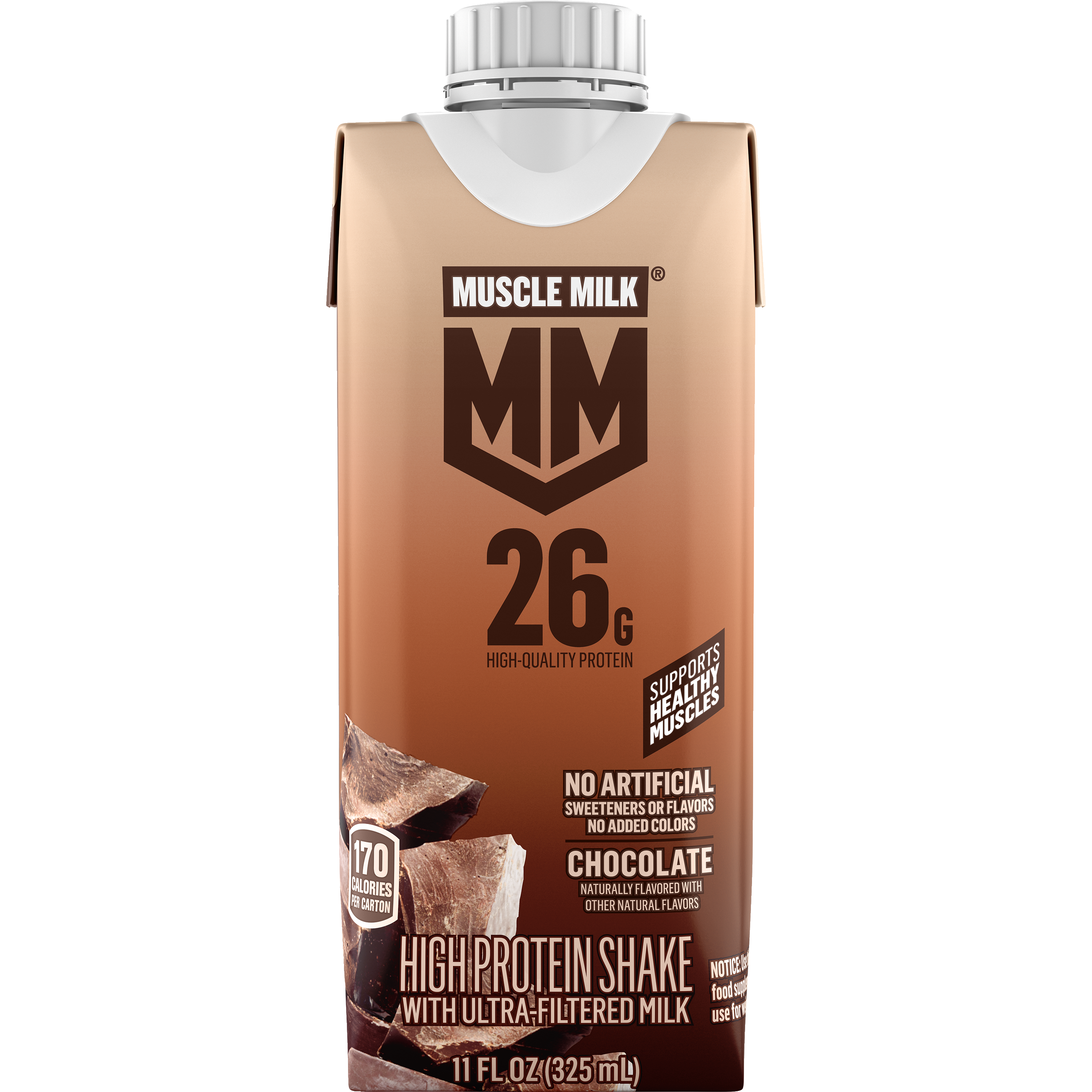 Muscle Milk, Chocolate Flavored, High Protein Shake