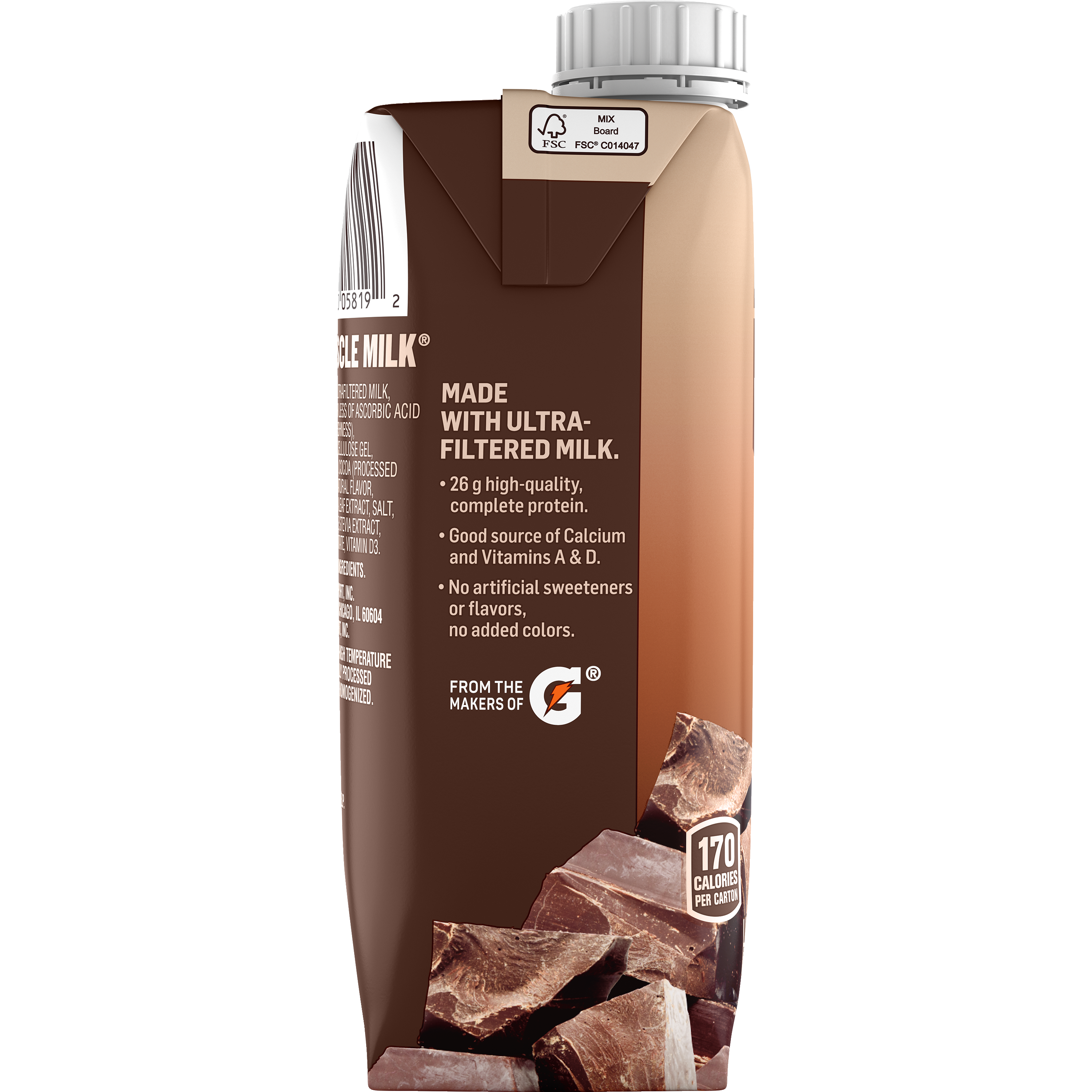 Muscle Milk, Chocolate Flavored, High Protein Shake thumbnail