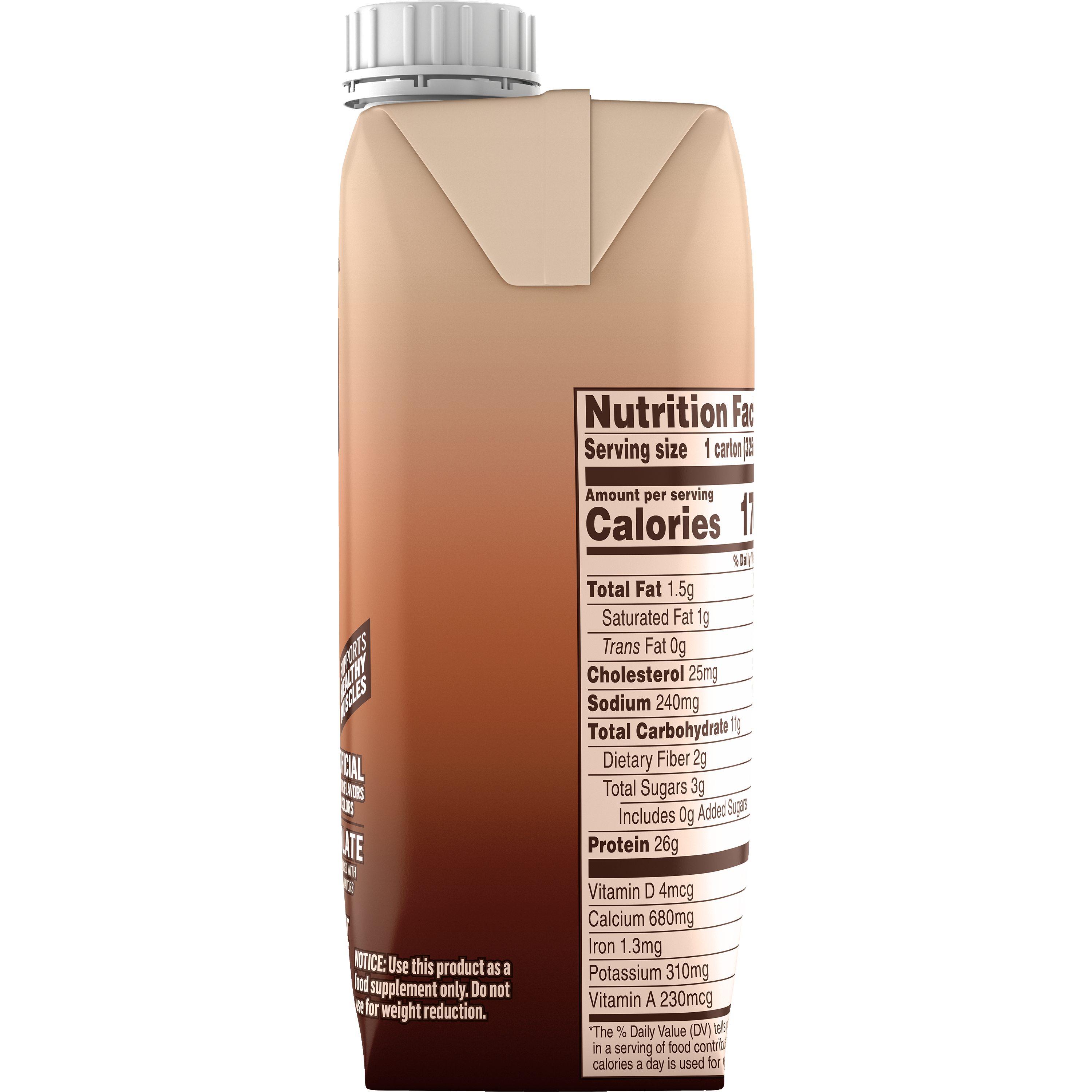 Muscle Milk, Chocolate Flavored, High Protein Shake thumbnail