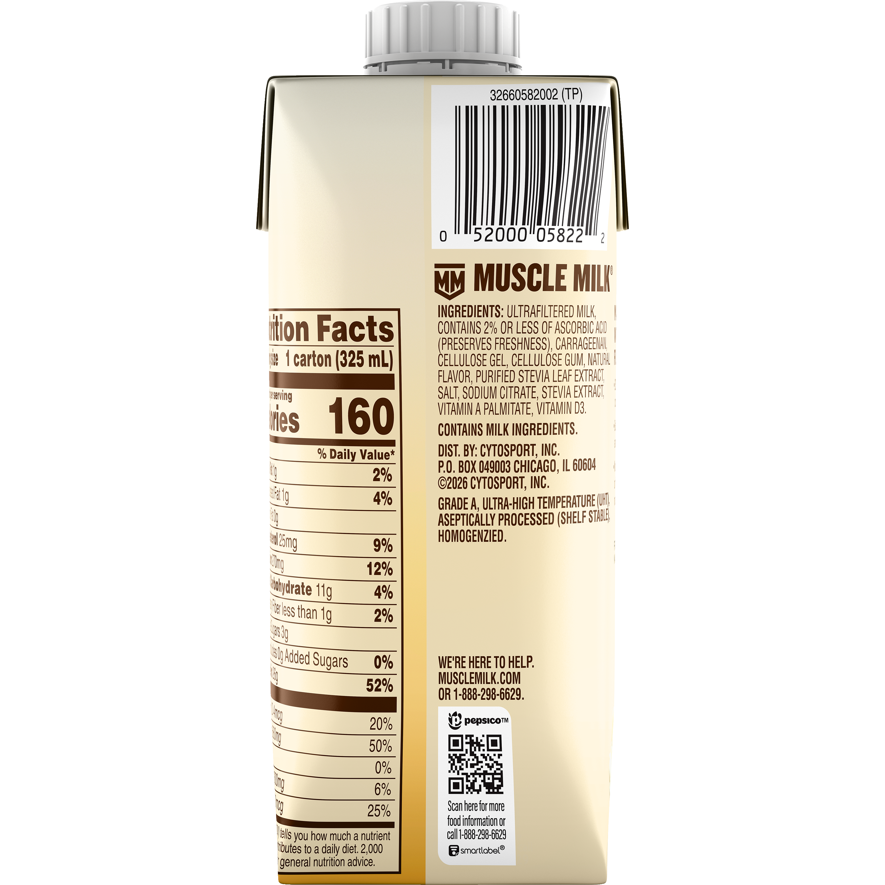 Muscle Milk, Vanilla Crème Flavored, High Protein Shake thumbnail
