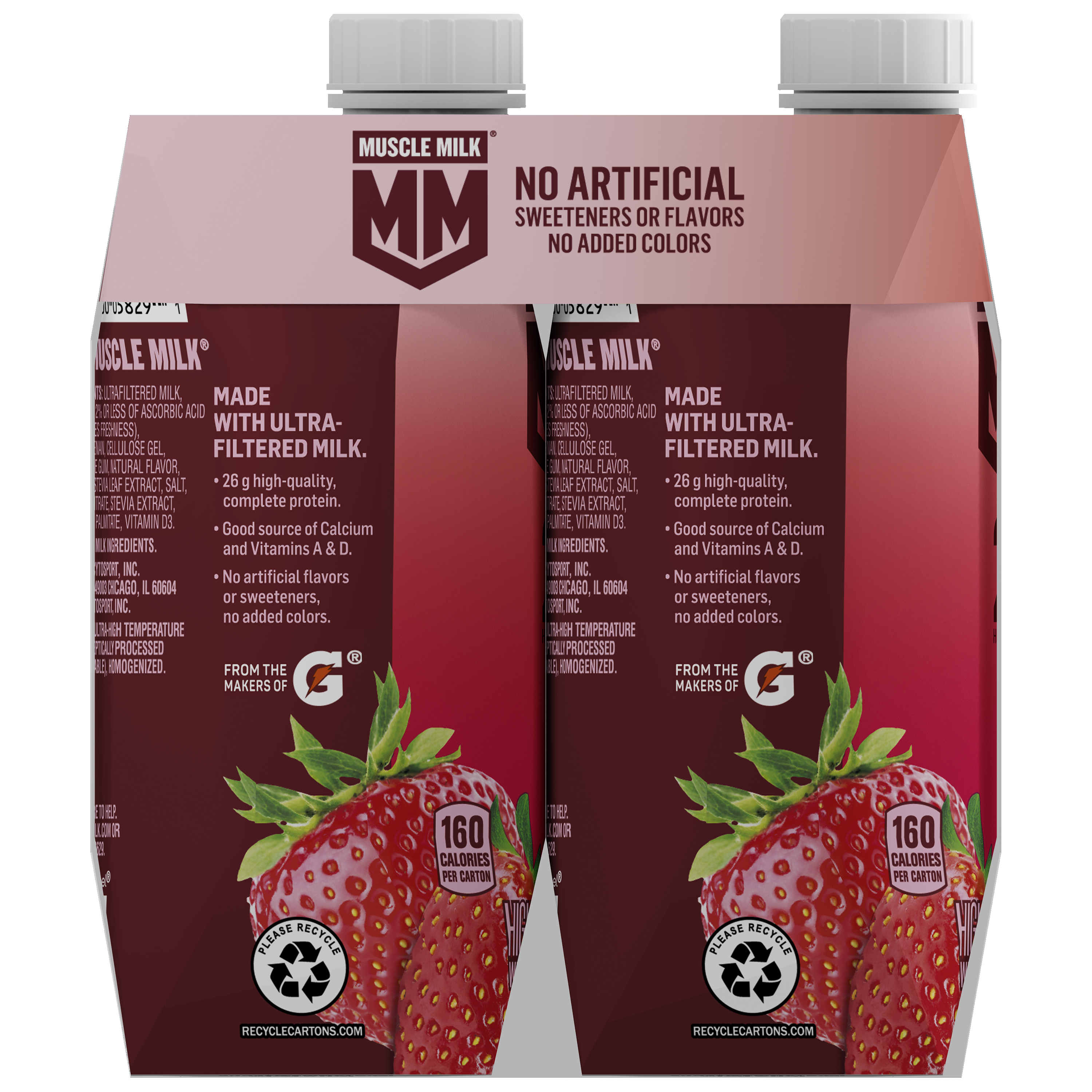 Muscle Milk, Strawberries 'N Creme Flavored, High Protein Shake thumbnail
