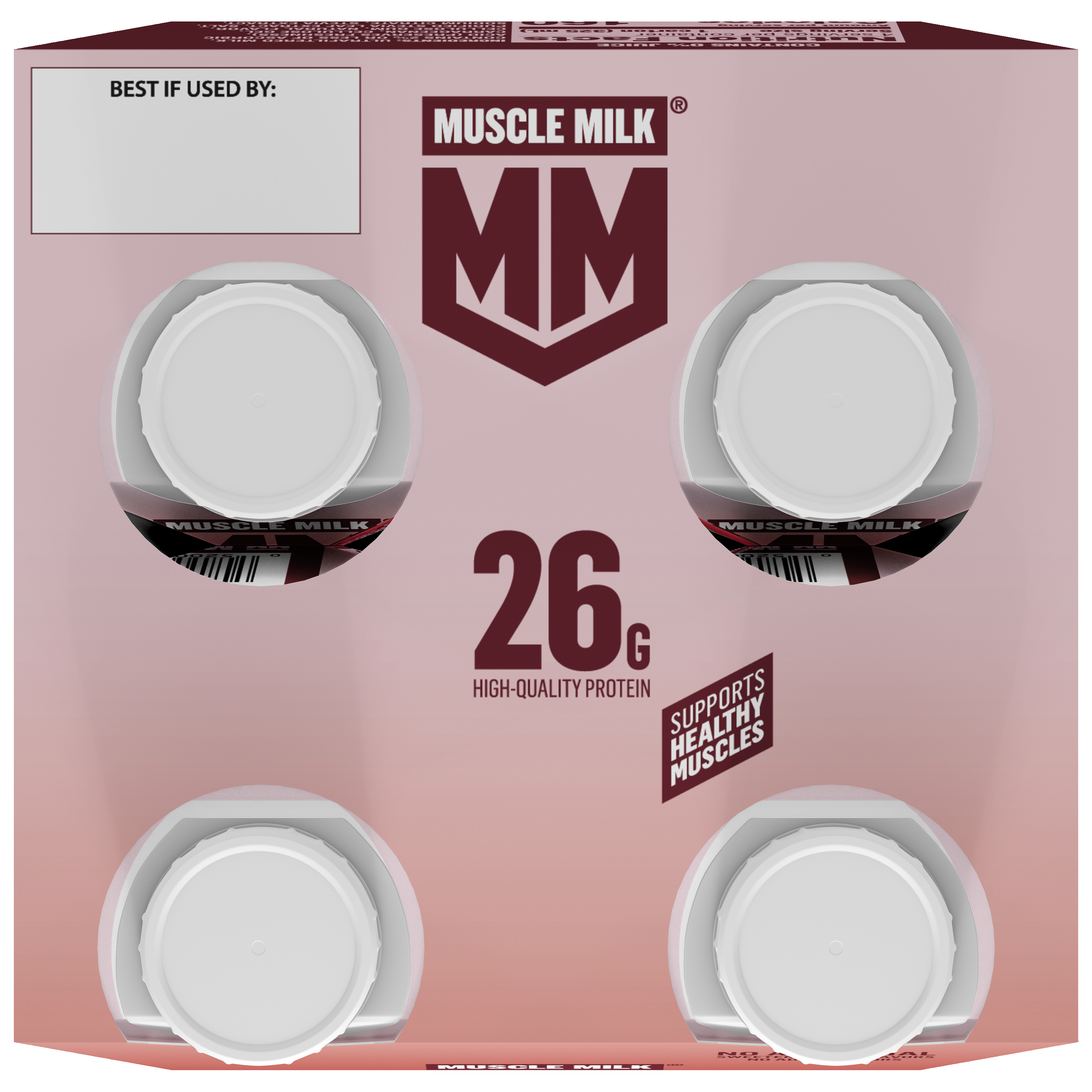 Muscle Milk, Strawberries 'N Creme Flavored, High Protein Shake thumbnail