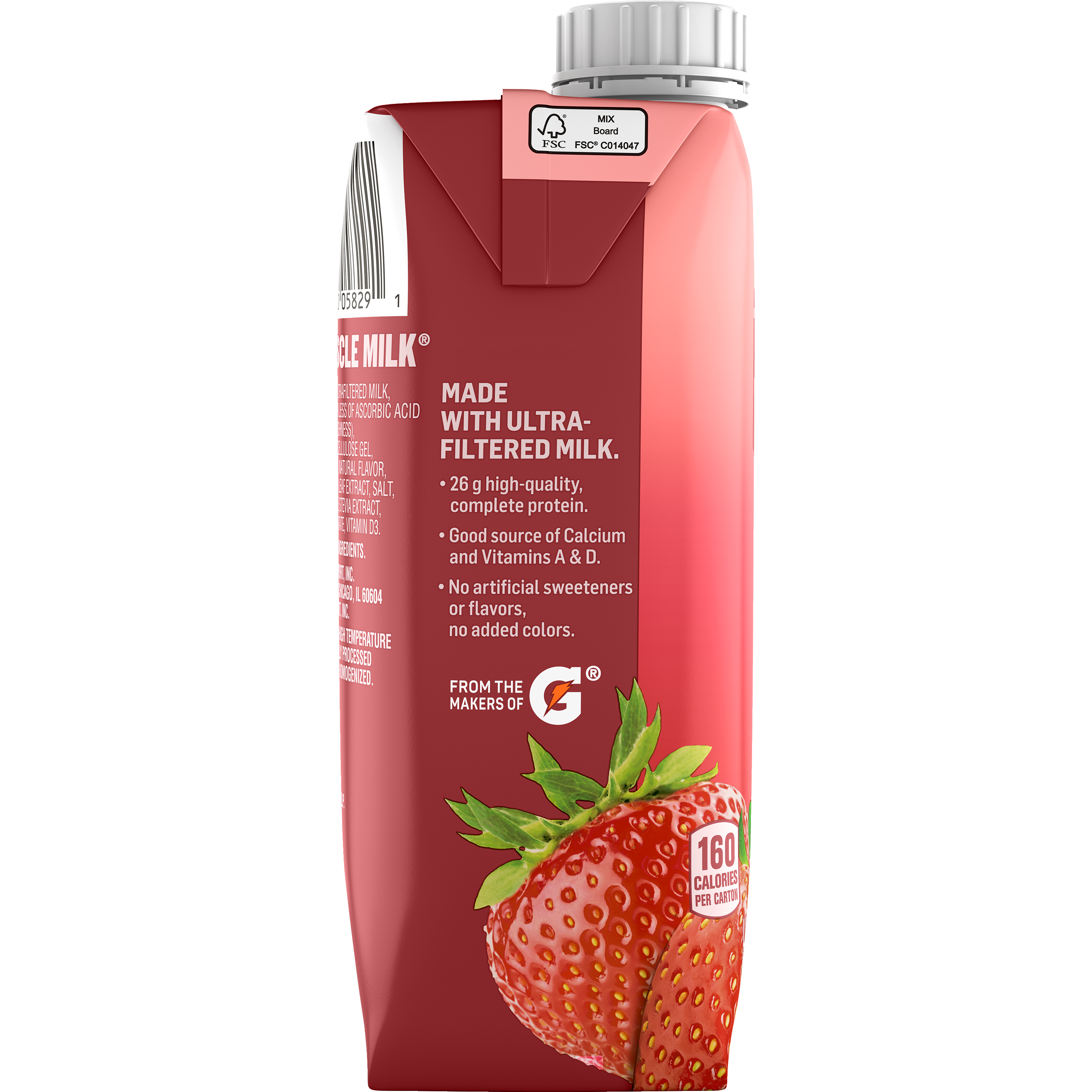 Muscle Milk, Strawberries 'N Creme Flavored, High Protein Shake thumbnail