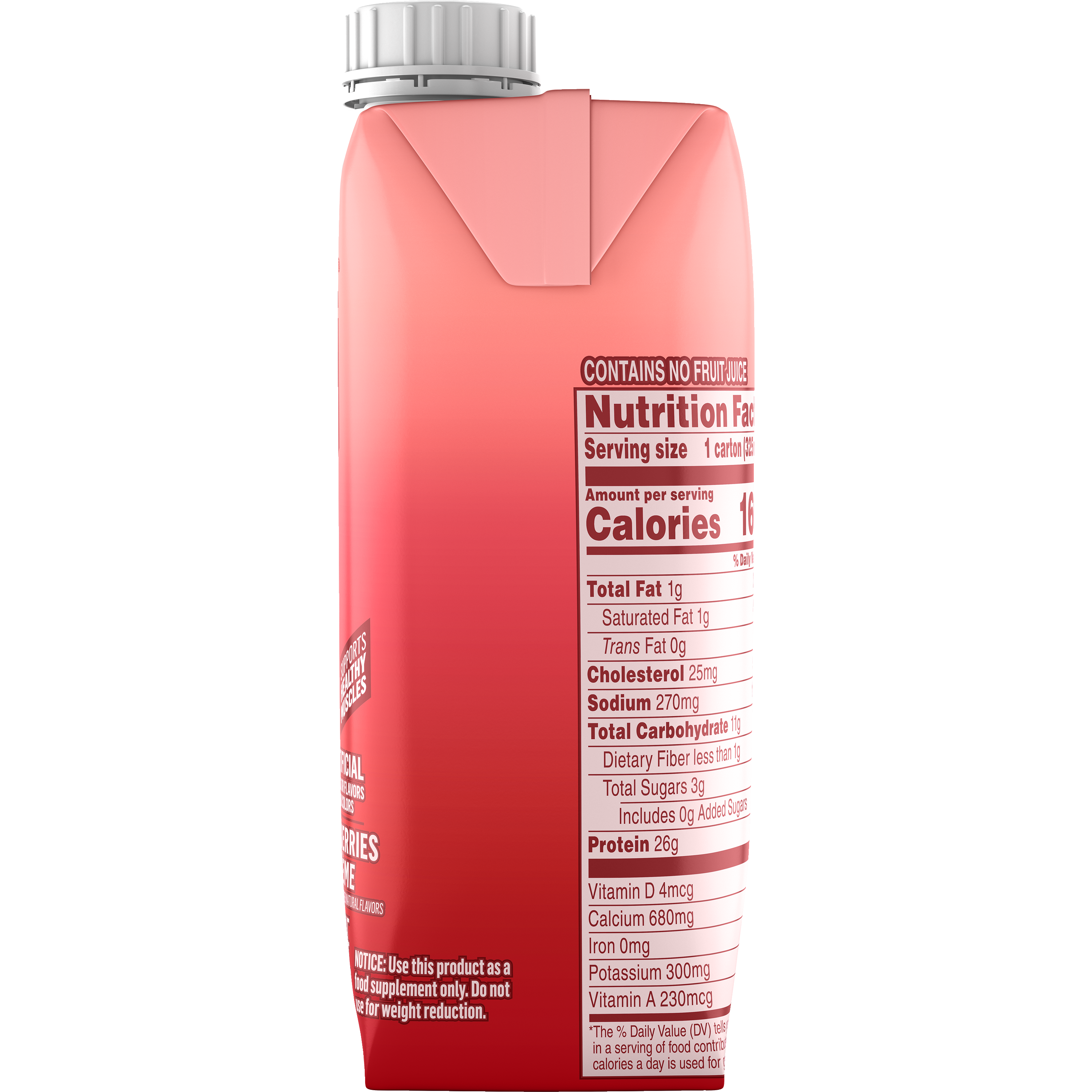 Muscle Milk, Strawberries 'N Creme Flavored, High Protein Shake thumbnail