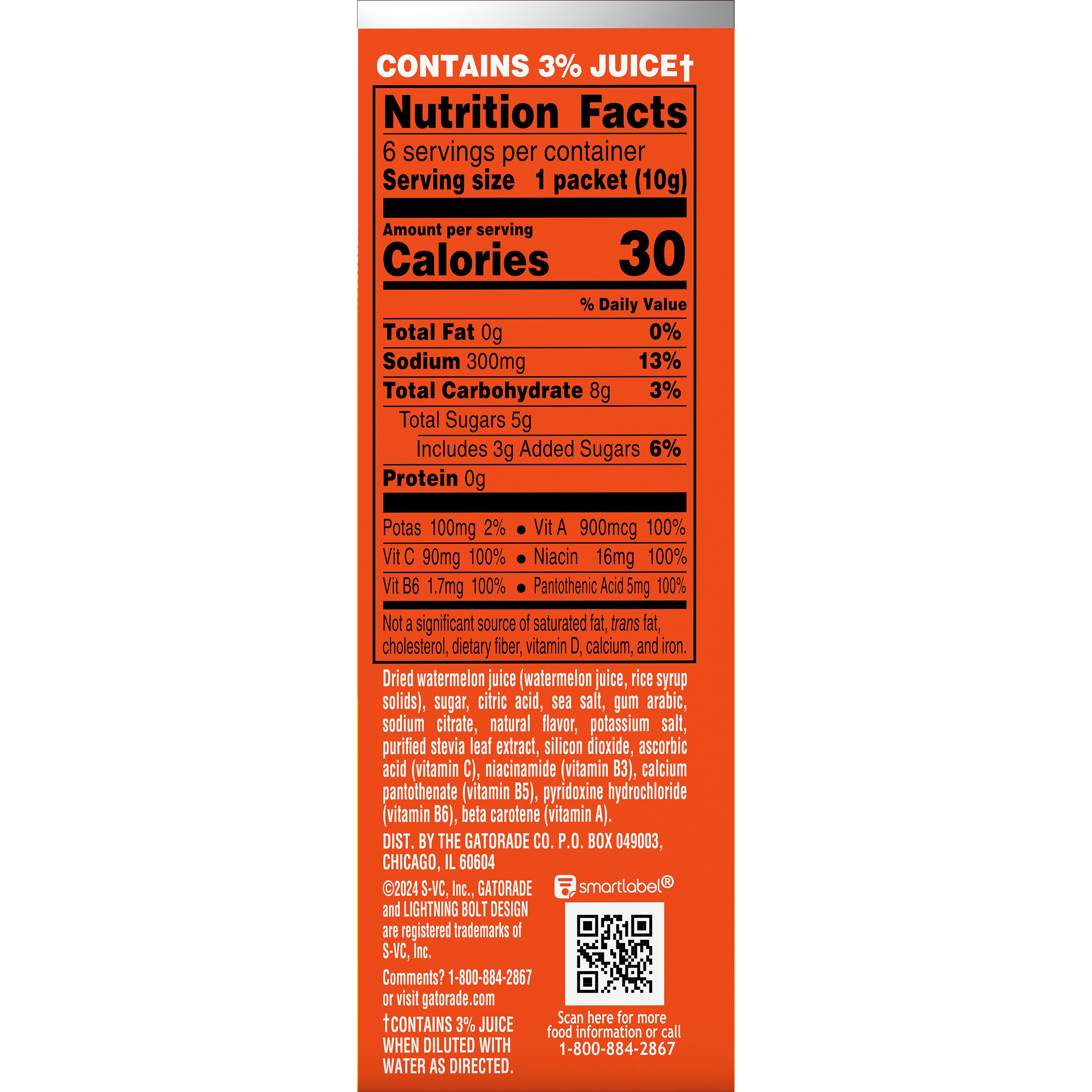 Gatorade, Hydration Booster, Tropical Mango Flavored, Electrolyte Drink Mix thumbnail