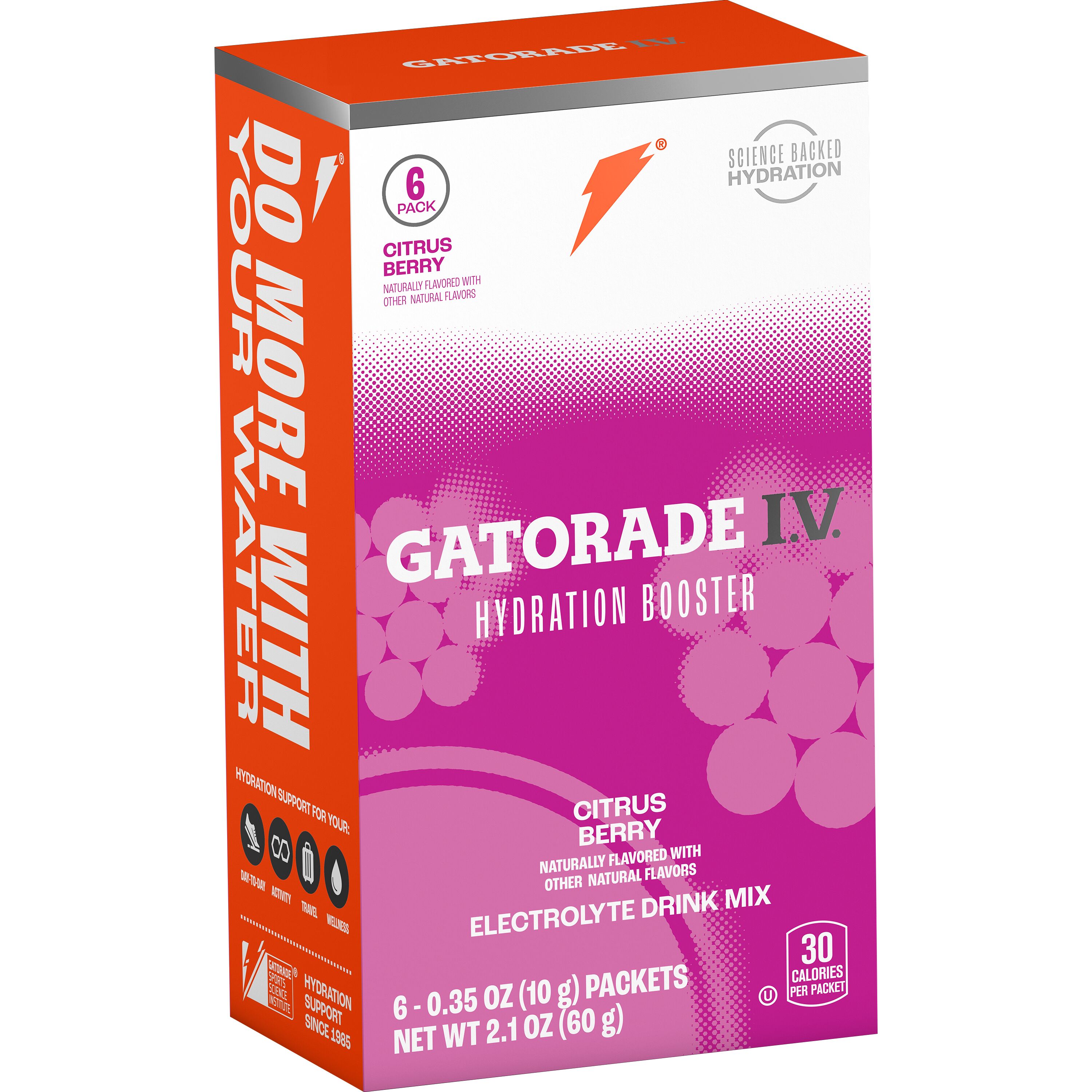 Gatorade, I.V. Hydration Booster, Citrus Berry Flavored, Electrolyte Drink Mix thumbnail