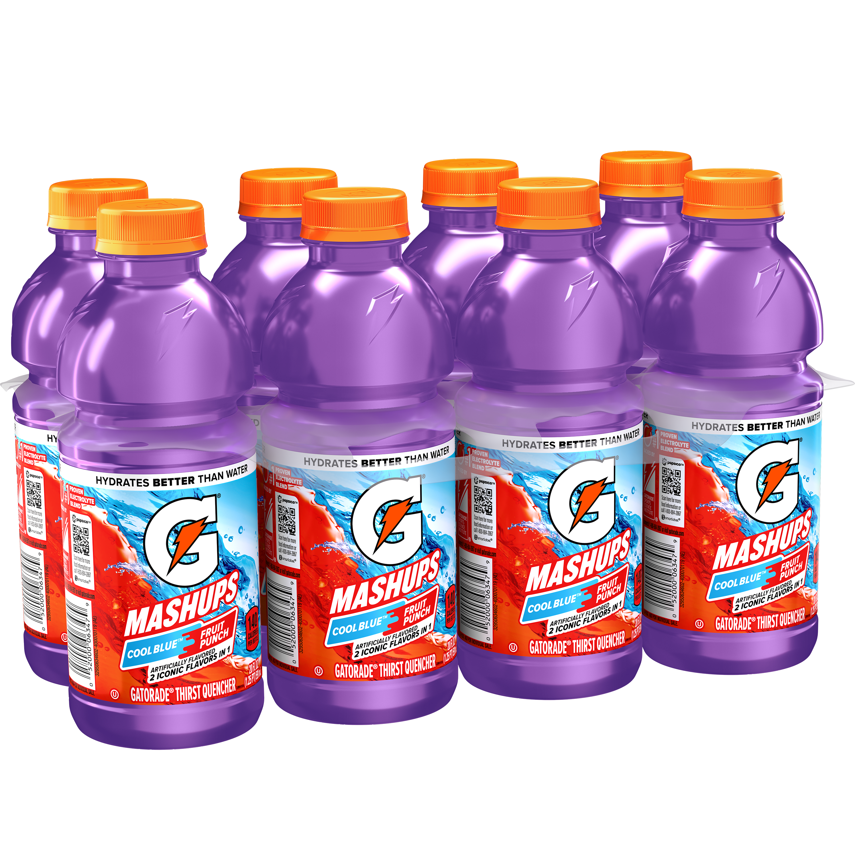 Gatorade, Mashups, Cool Blue Fruit Punch Artificially Flavored, Thirst Quencher thumbnail