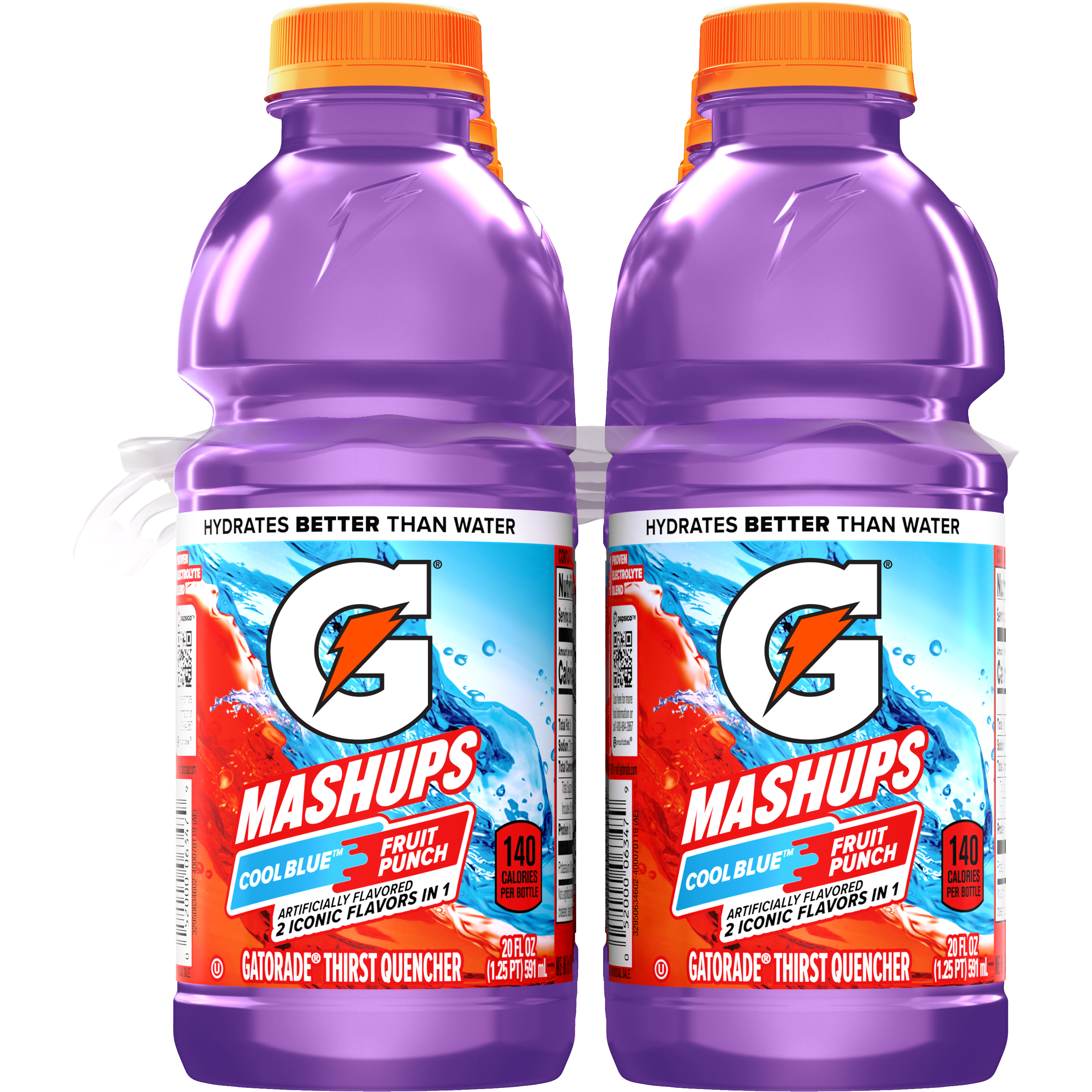 Gatorade, Mashups, Cool Blue Fruit Punch Artificially Flavored, Thirst Quencher thumbnail