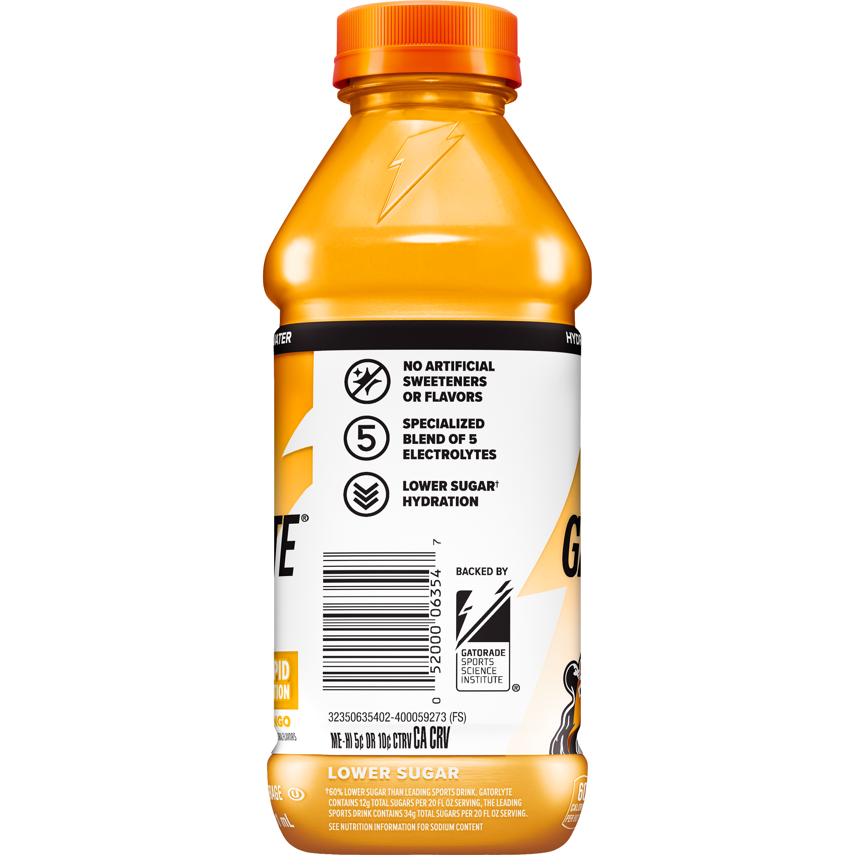 Gatorade, Gatorlyte, Rapid Rehydration, Pineapple Mango Flavored, Electrolyte Beverage thumbnail