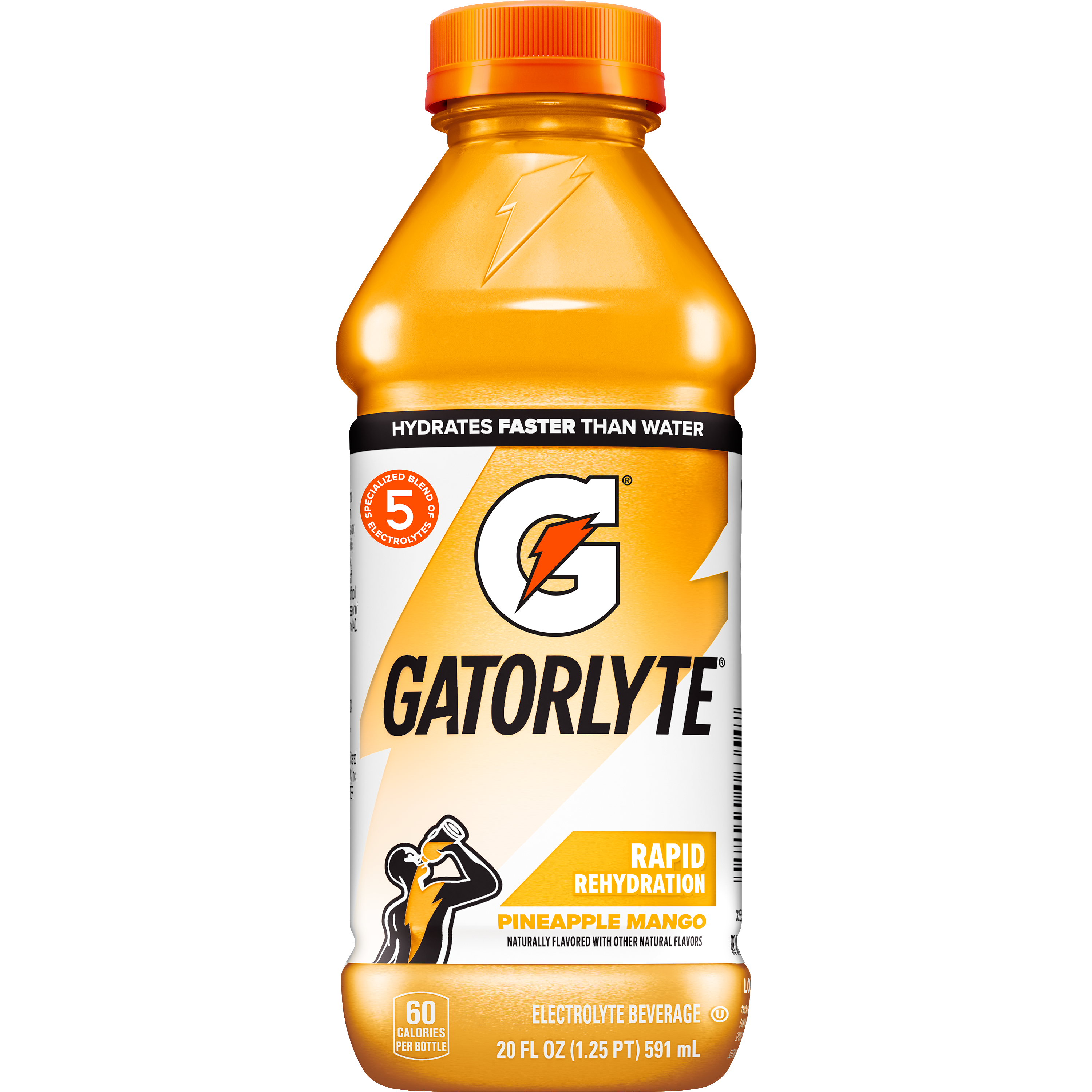 Gatorade, Gatorlyte, Rapid Rehydration, Pineapple Mango Flavored, Electrolyte Beverage thumbnail