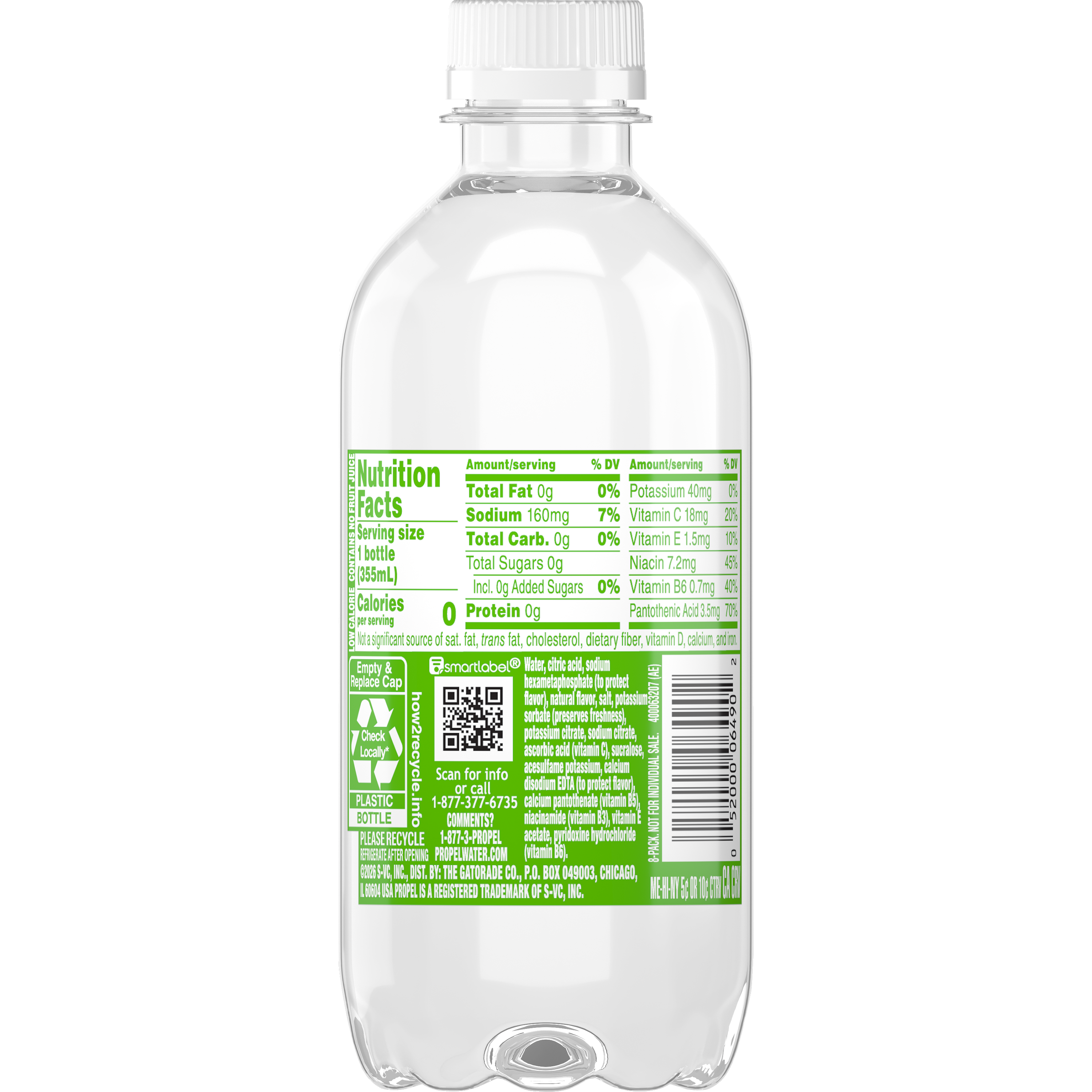 Propel, Kiwi Strawberry Flavored, Electrolyte Water Beverage thumbnail