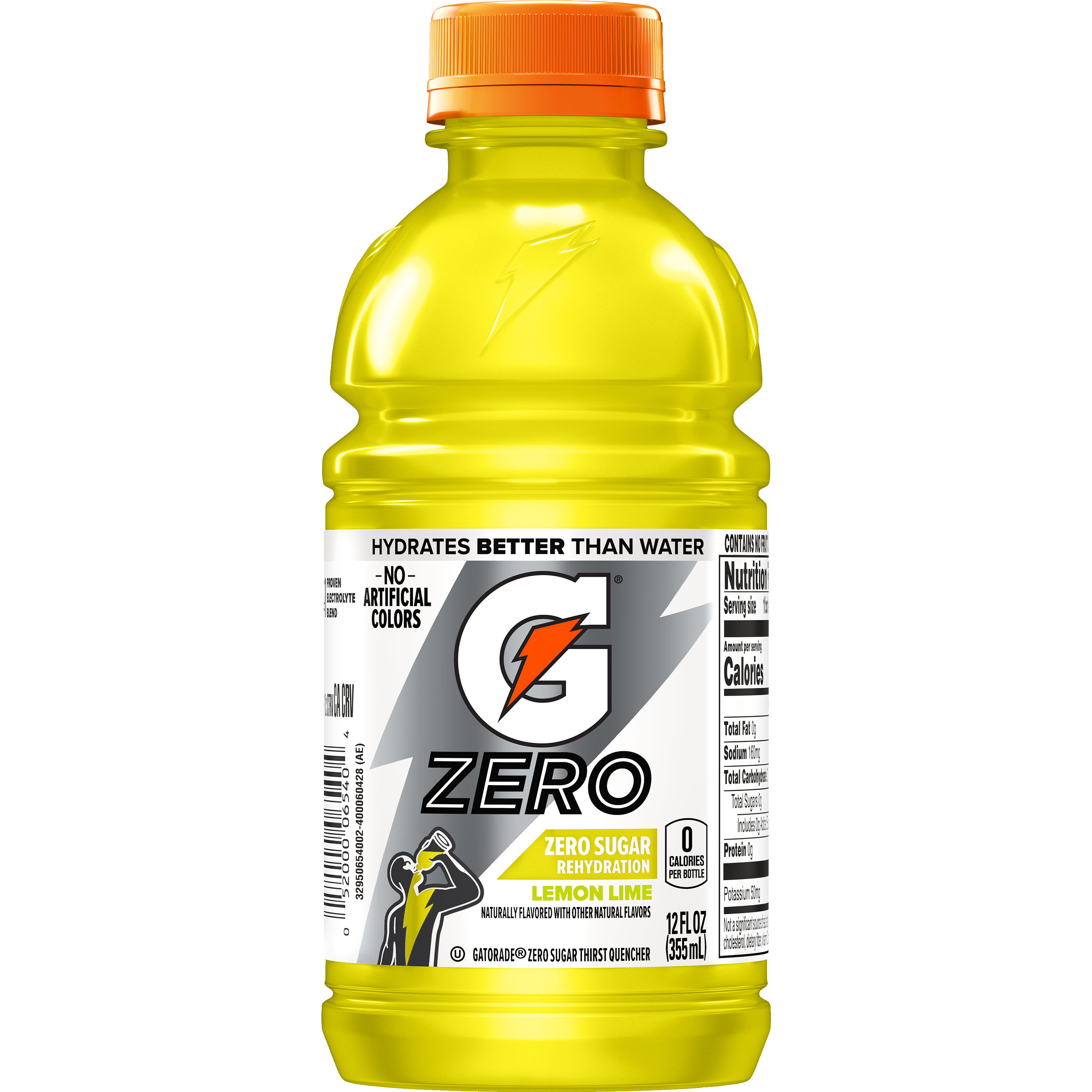 Gatorade, Zero, Lemon Lime Flavored, Zero Sugar Thirst Quencher