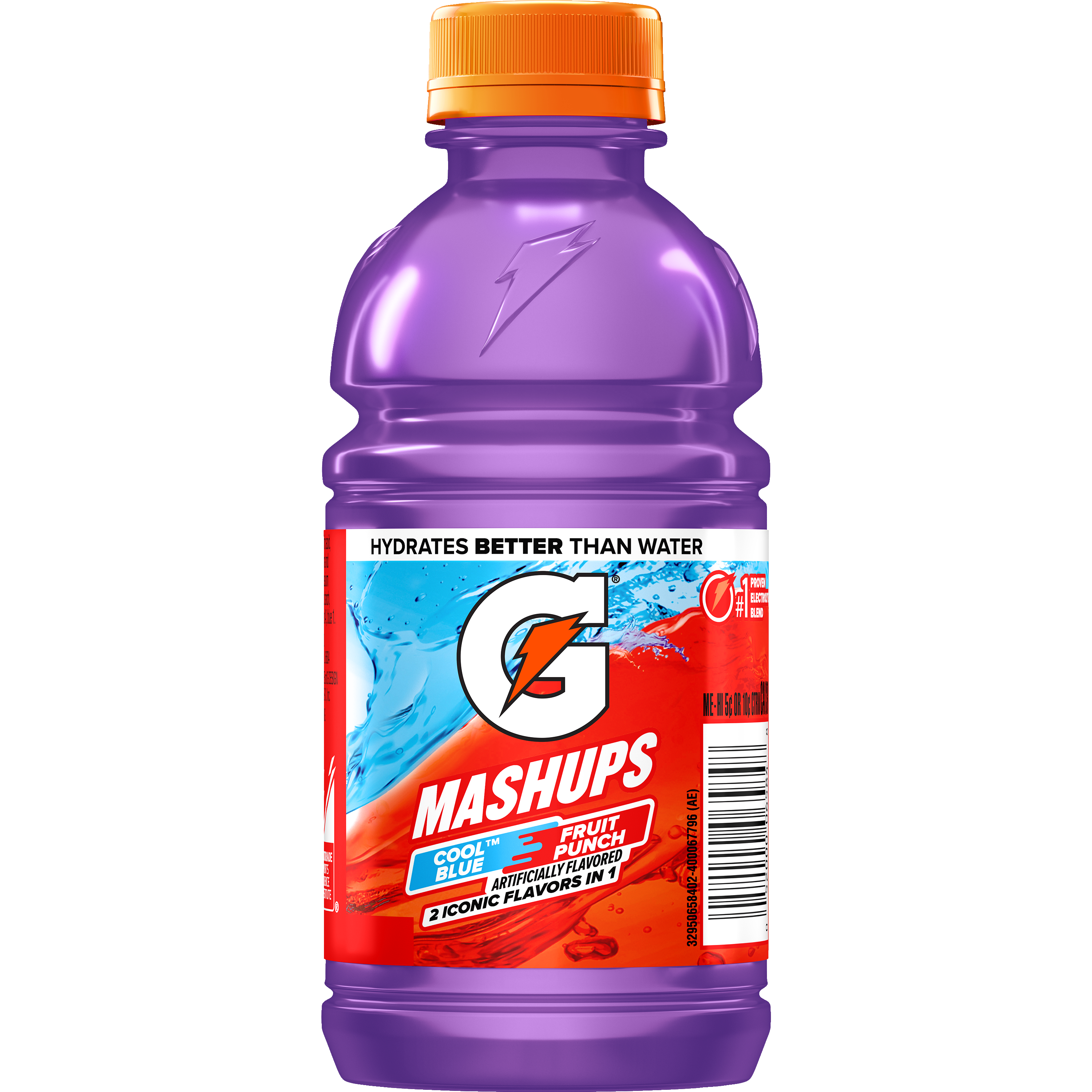 Gatorade, Mashups, Cool Blue Fruit Punch Artificially Flavored, Thirst Quencher thumbnail