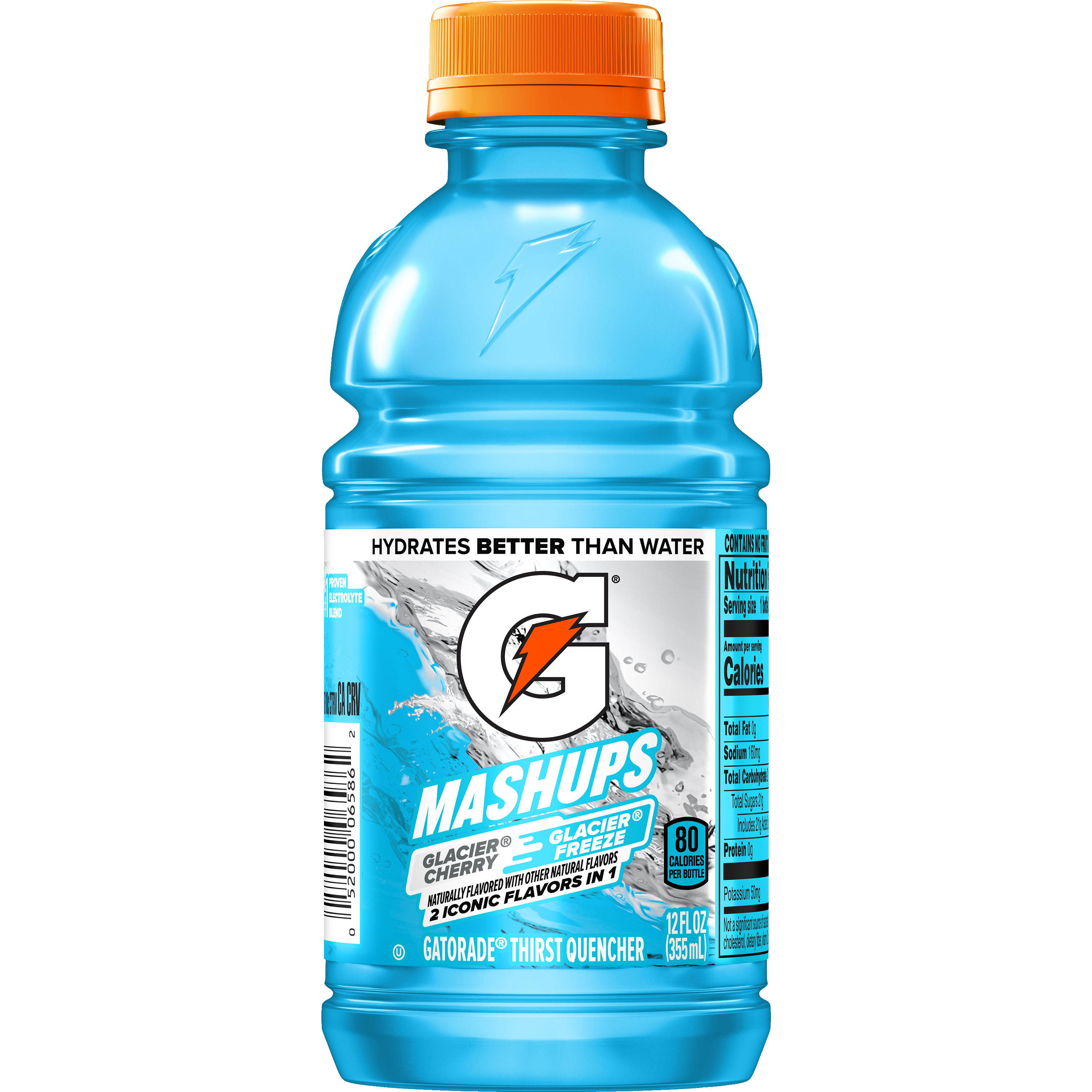 Gatorade, Mashups, Glacier Cherry & Glacier Freeze Flavored, Thirst Quencher