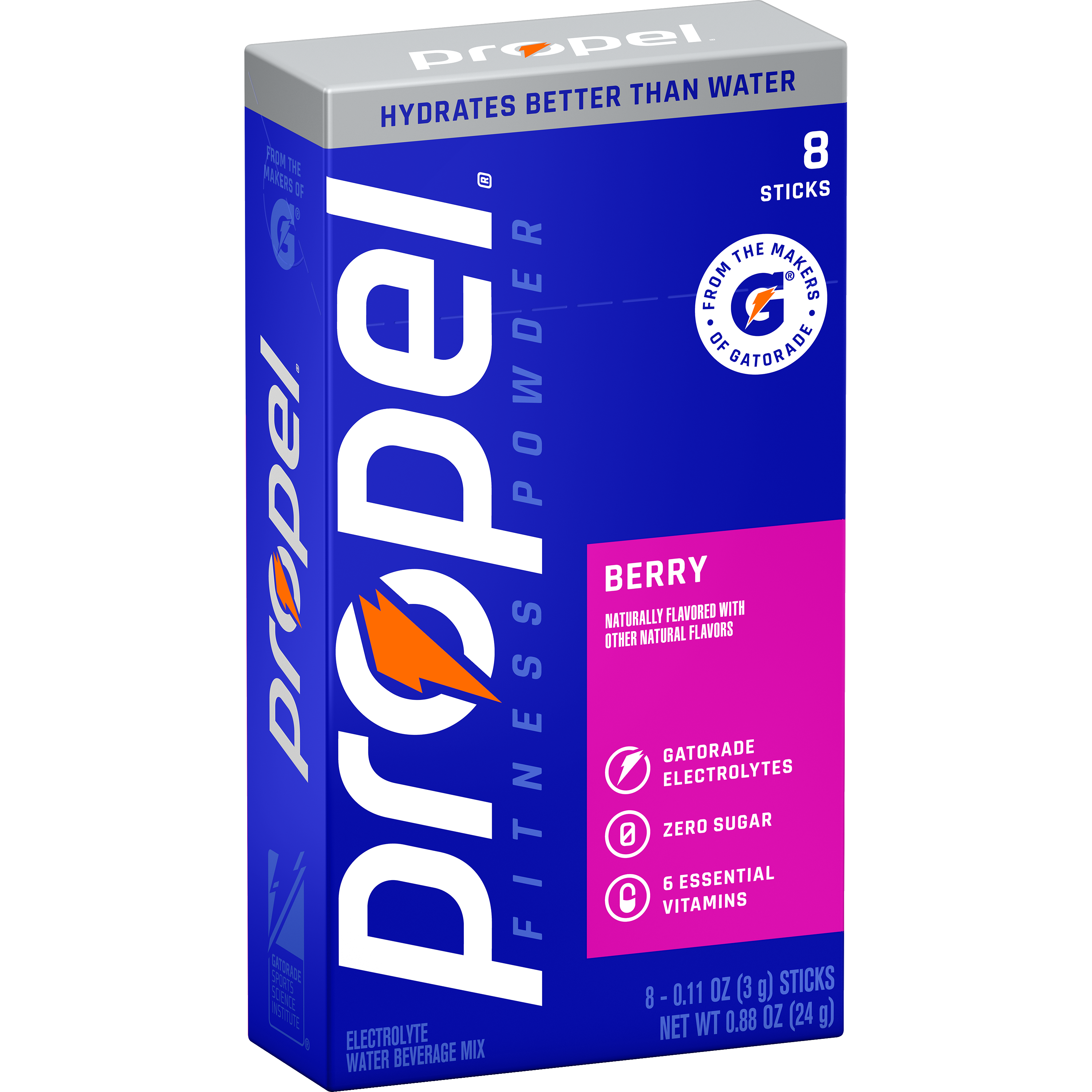 Propel, Berry Flavored, Electrolyte Water Beverage Mix thumbnail