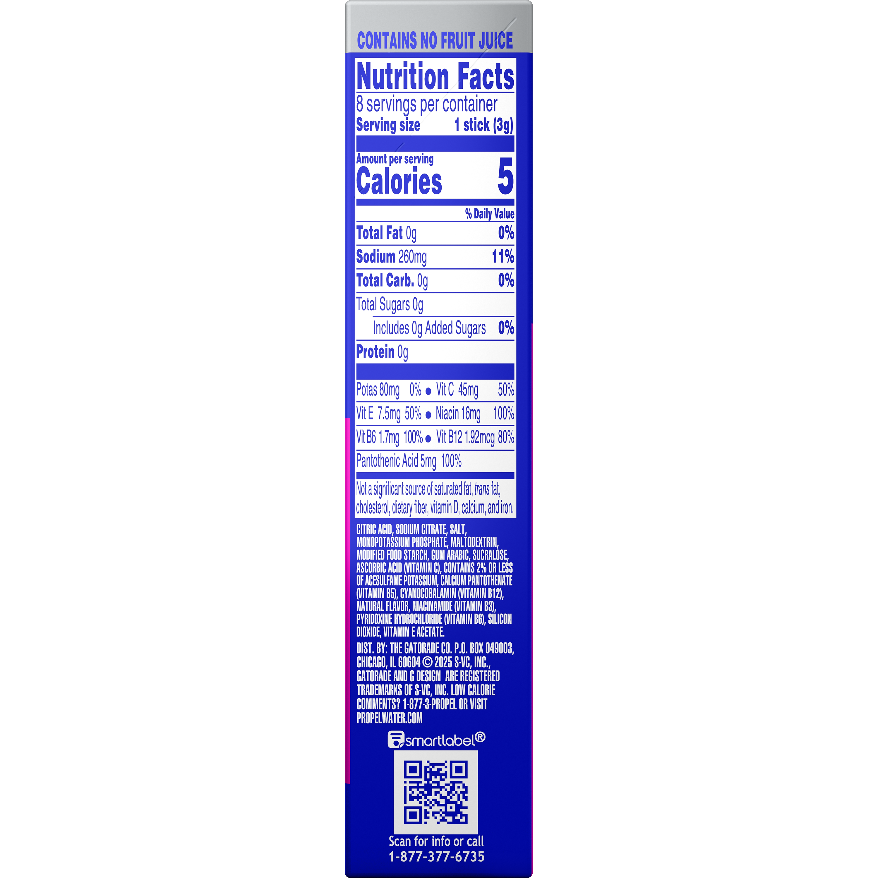 Propel, Berry Flavored, Electrolyte Water Beverage Mix thumbnail