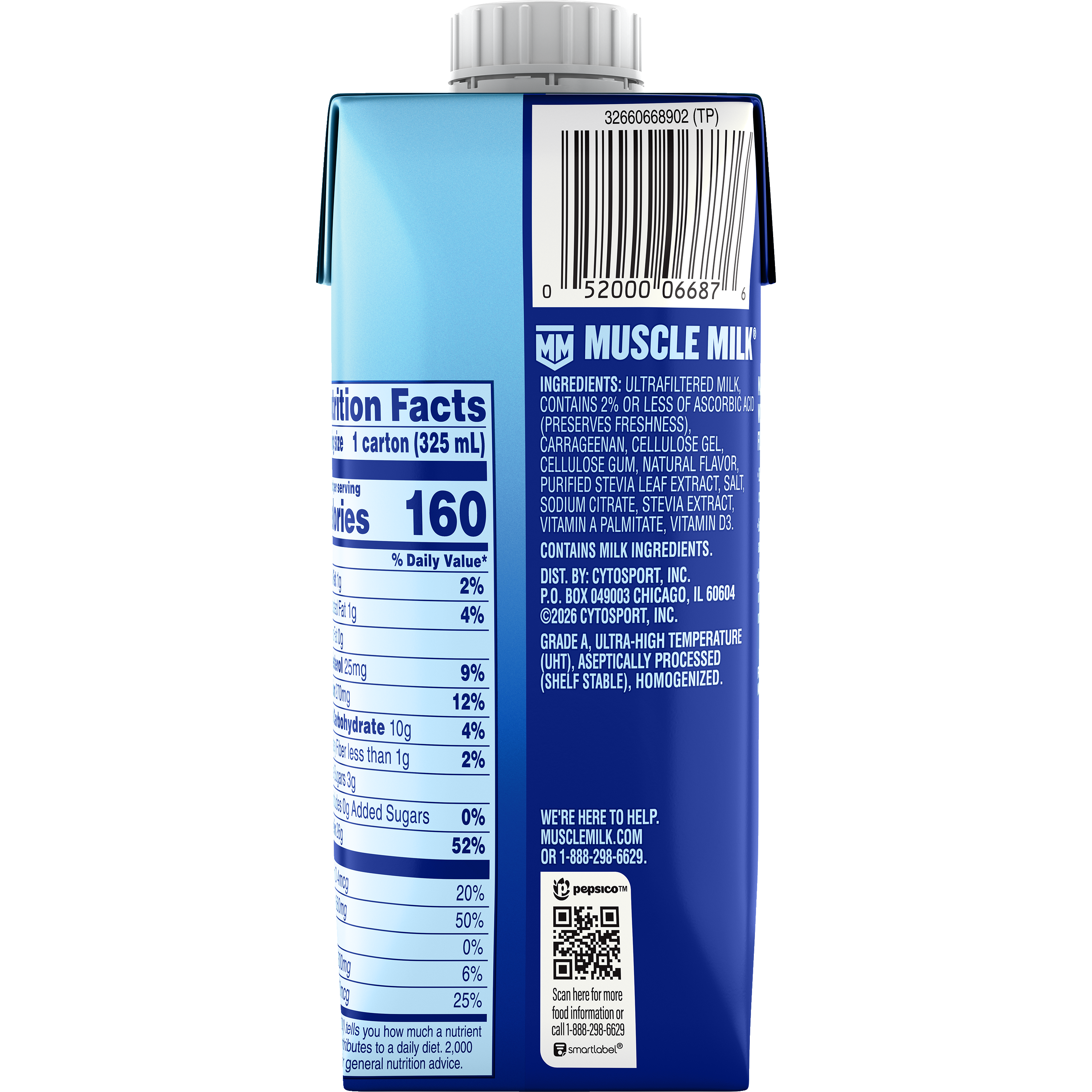 Muscle Milk, Cookies 'N Creme Flavored, High Protein Shake thumbnail