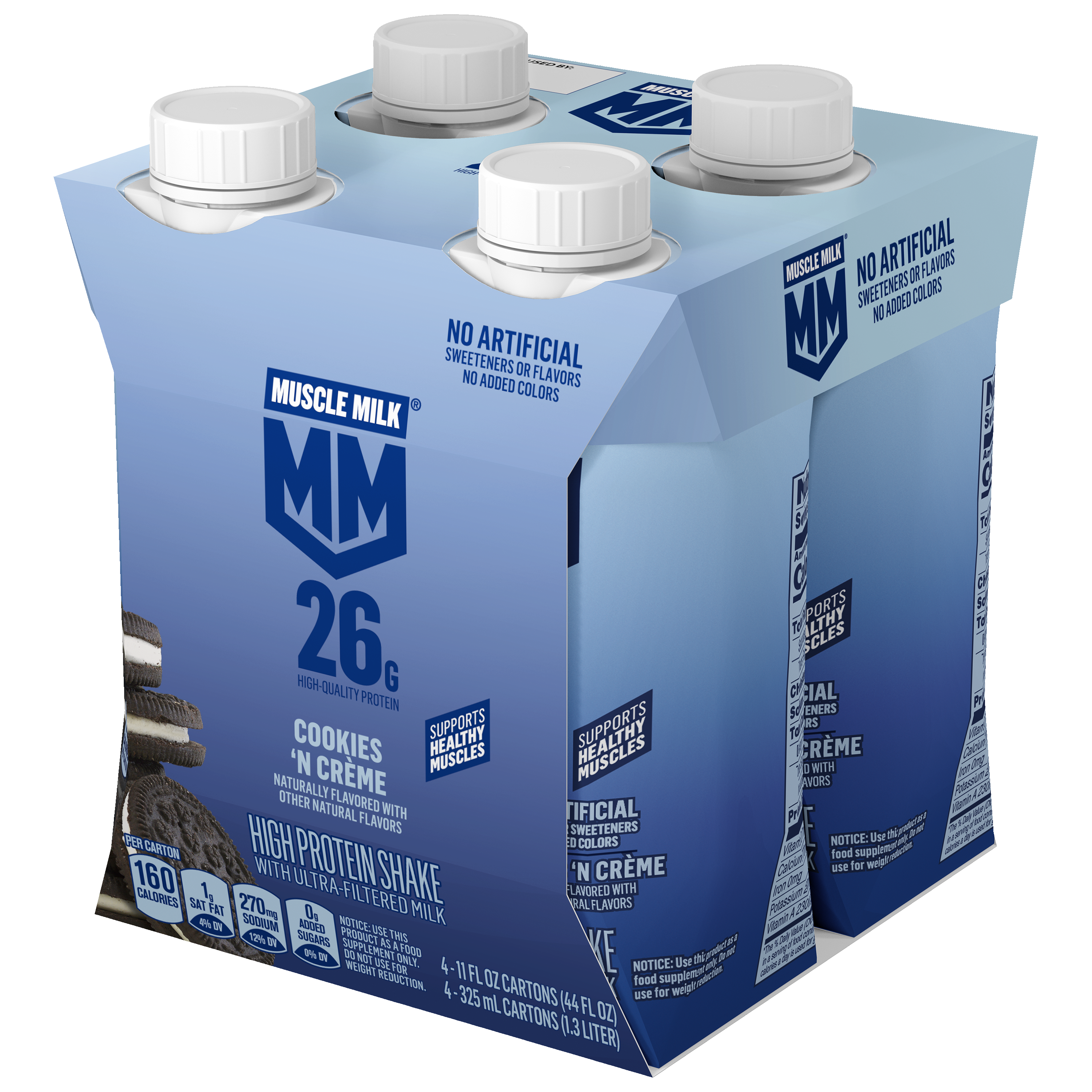 Muscle Milk, Cookies 'N Creme Flavored, High Protein Shake thumbnail