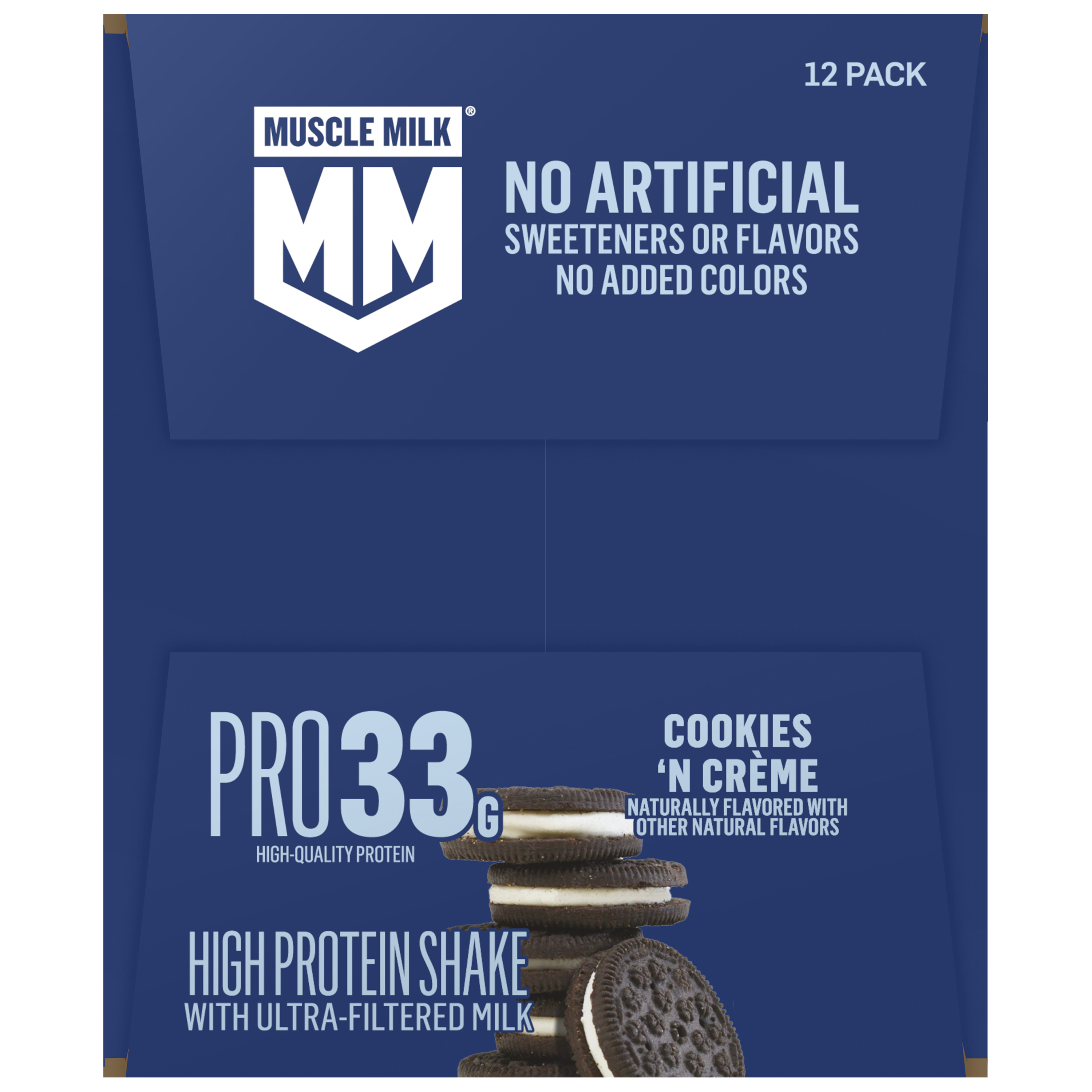 Muscle Milk, Pro33, Cookies 'N Creme Flavored, High Protein Shake thumbnail