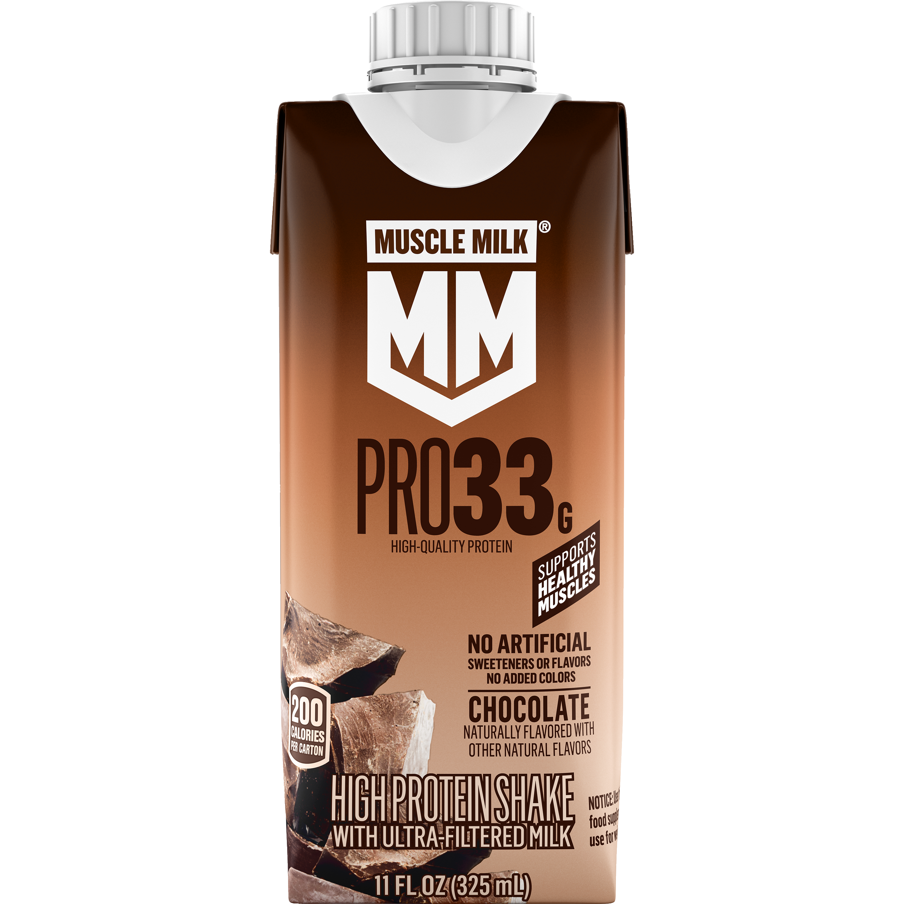 Muscle Milk, Pro33, Chocolate Flavored, High Protein Shake